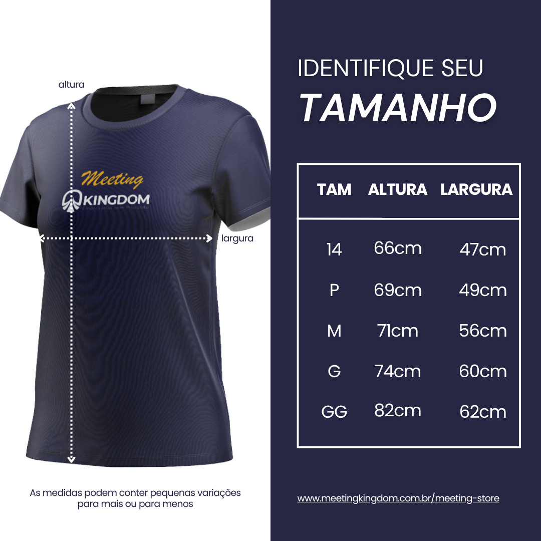 Camiseta Azul Meeting