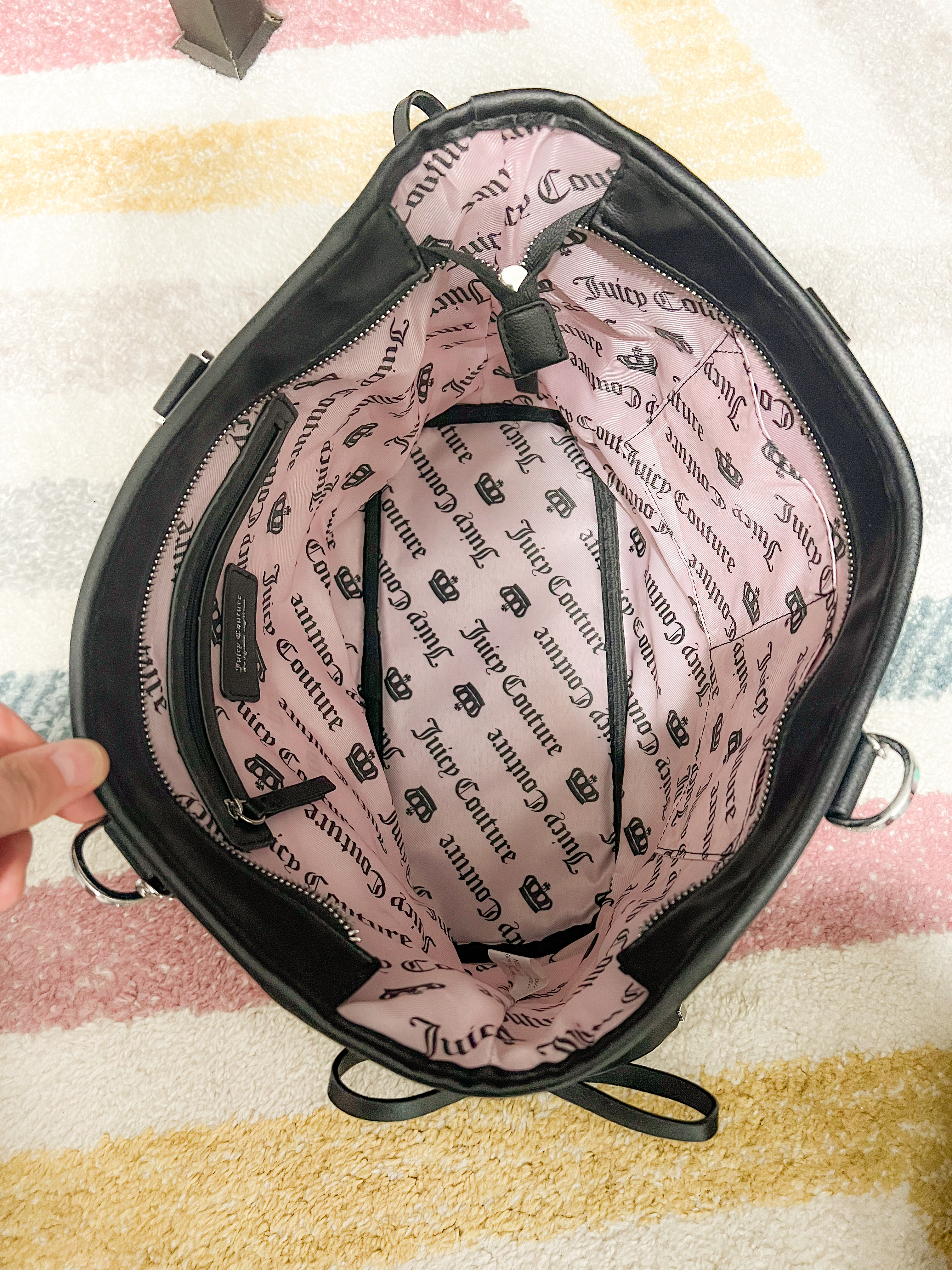 The Lucky 8 Drop – Juicy Couture Quilted Bow Tote