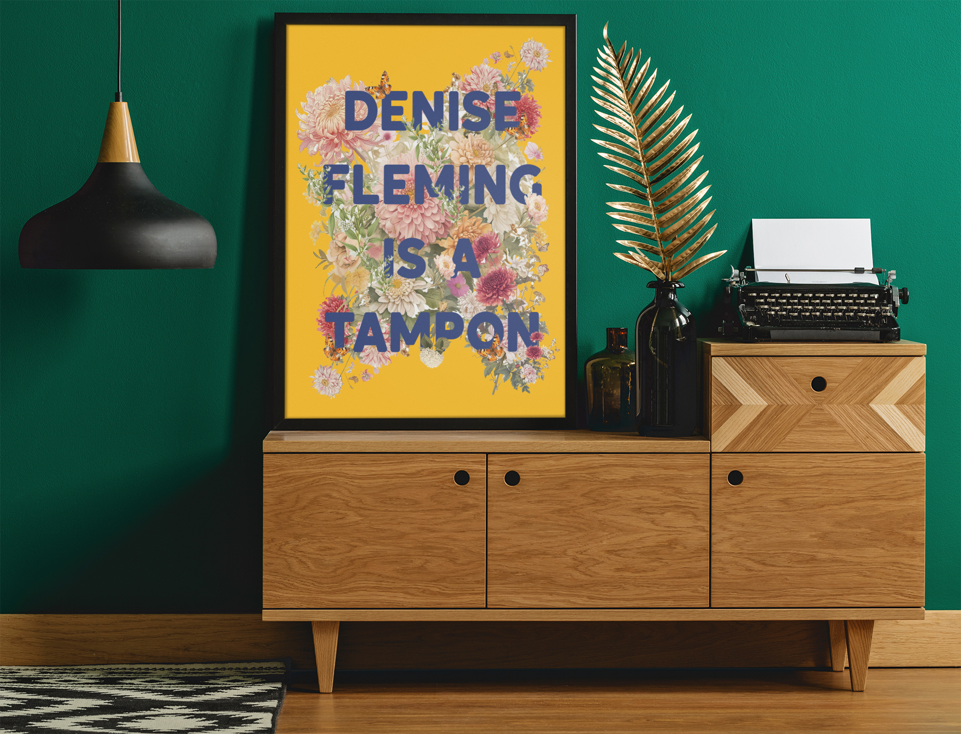 Denise Fleming is a Tampon Print | Can’t Hardly Wait Inspired Quote | Funny 90s Teen Movie Wall Art | Digital Download