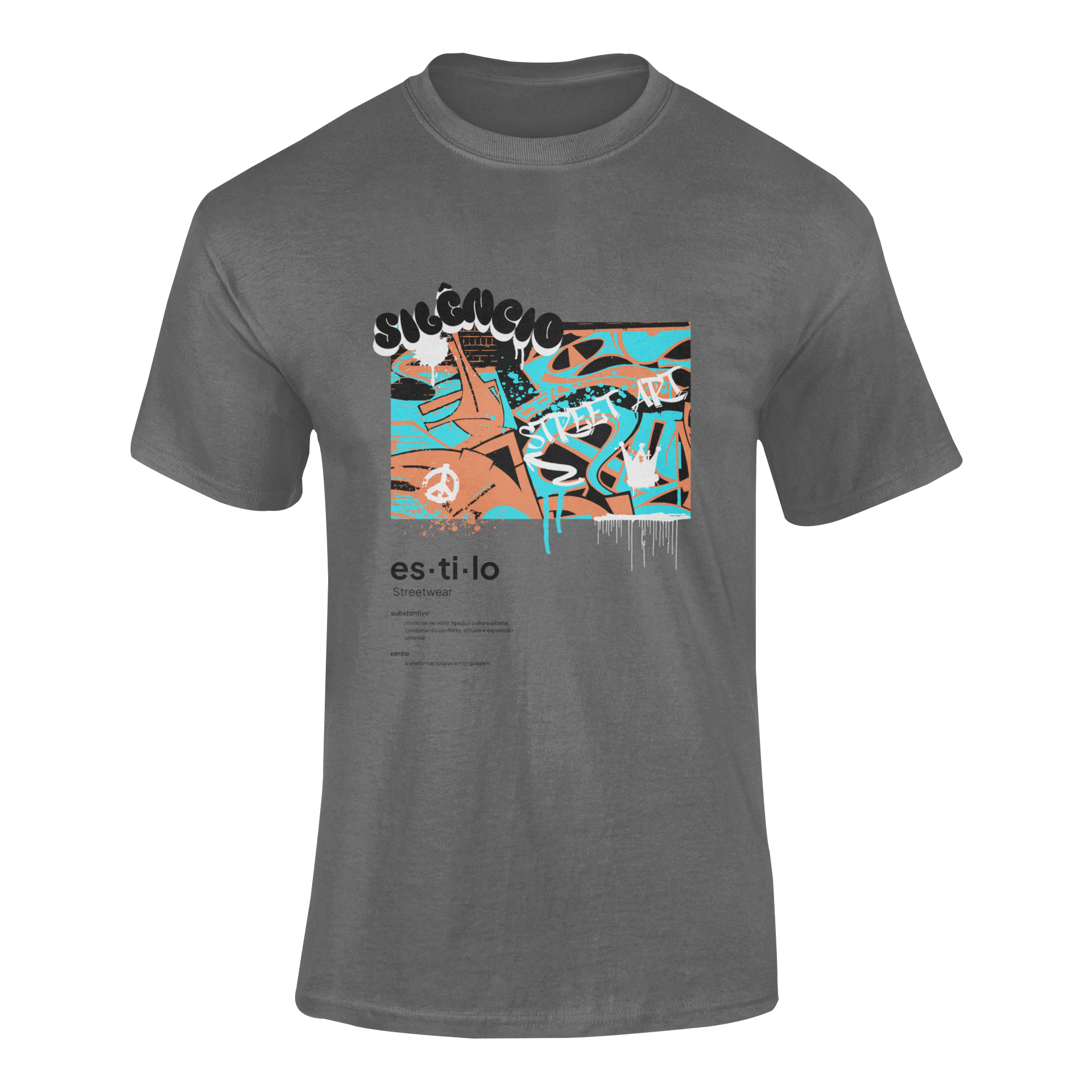Camiseta - Street Art Silêncio