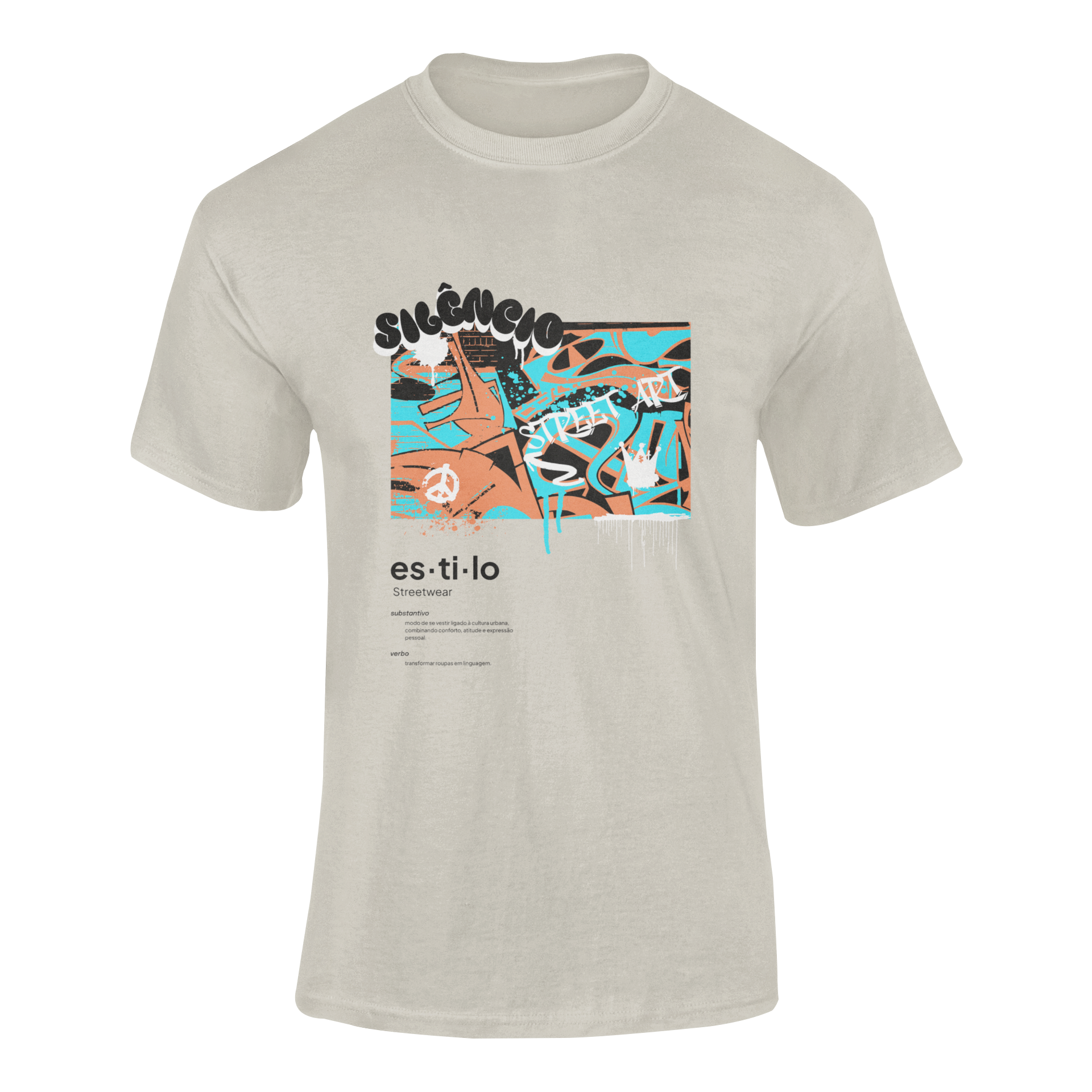 Camiseta - Street Art Silêncio 