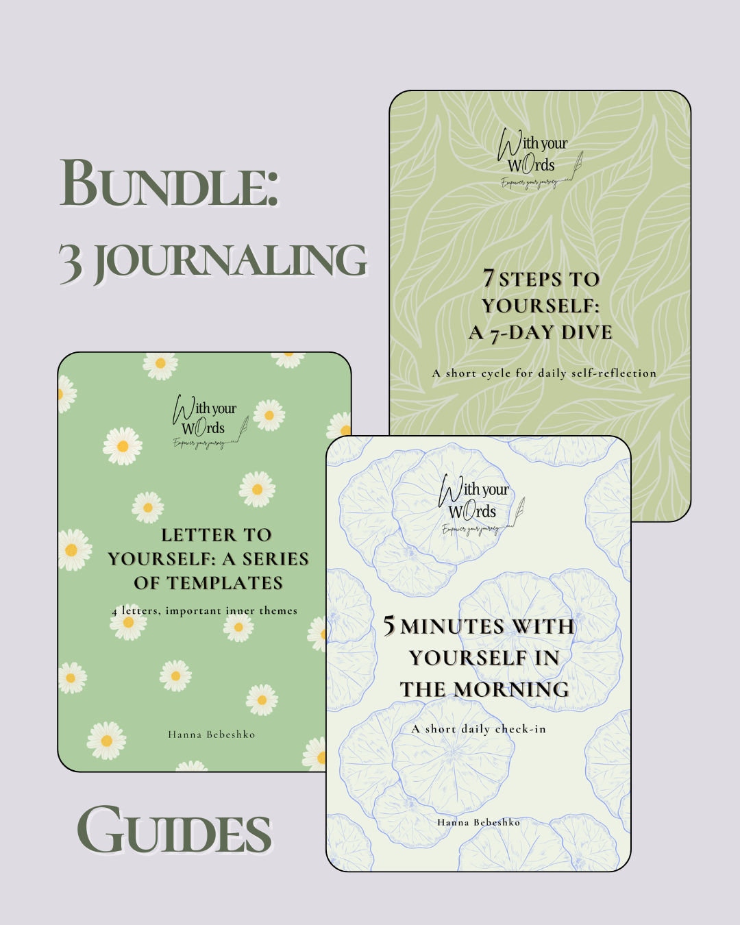 3 Journaling Guides for Self Connection 