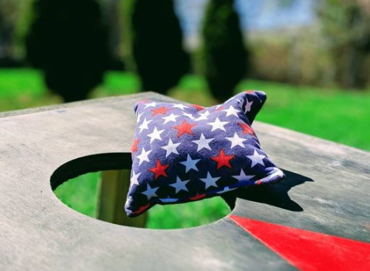 CORN HOLE - USA THEME