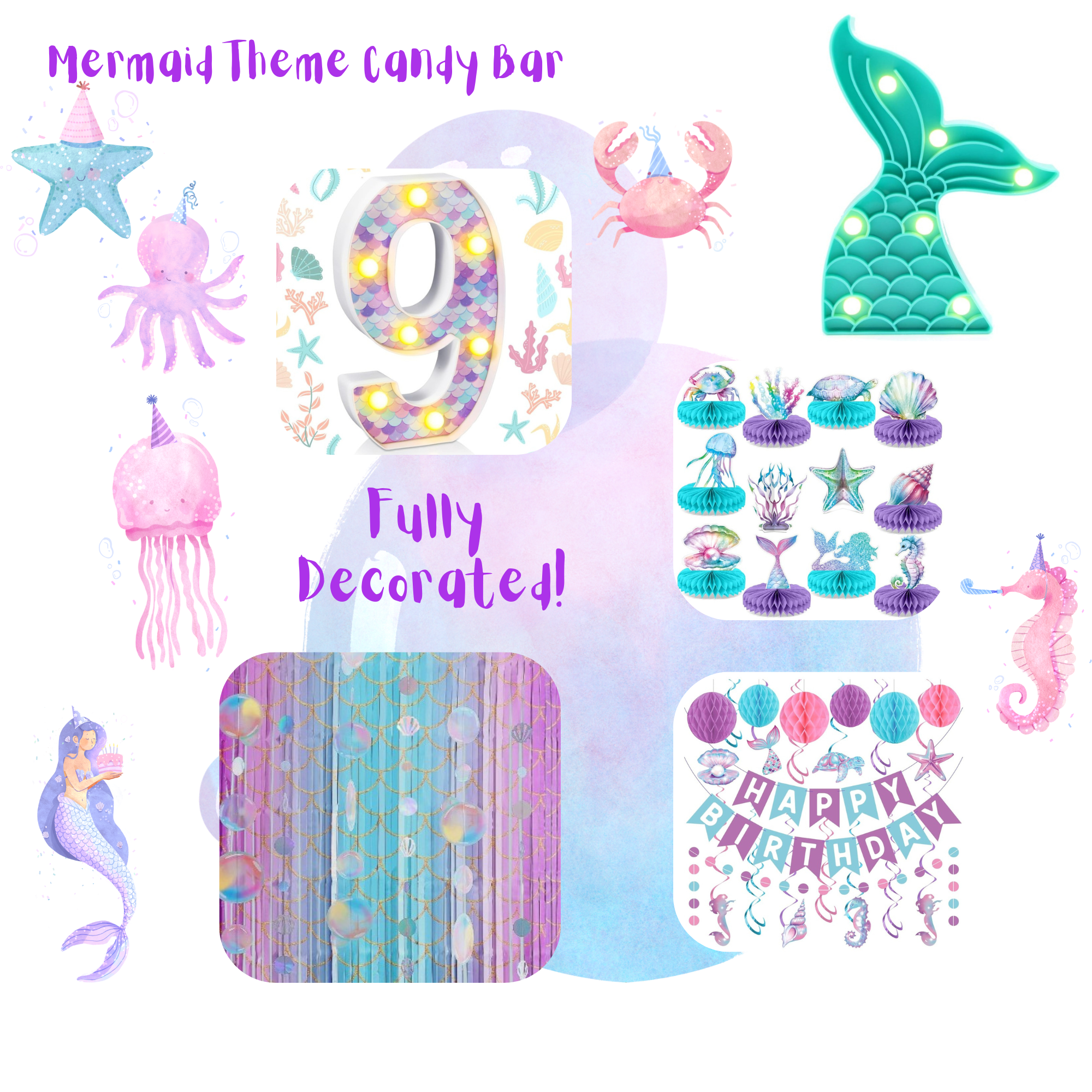 Mermaid Candy Bar