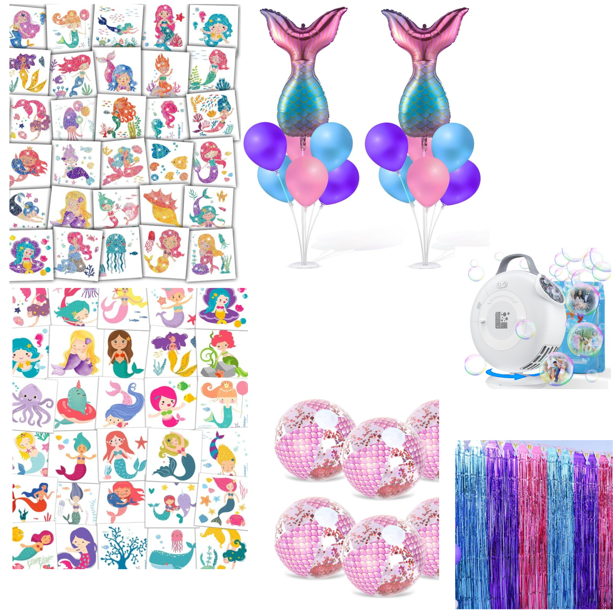 Mermaid Theme Pre- Planned POOL Party Package