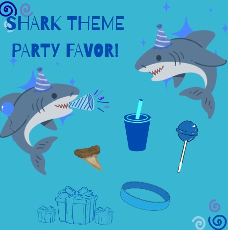 Shark Theme Party Favor!