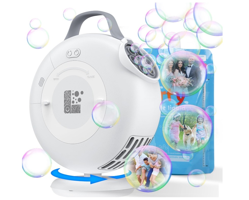 Bubble Machine With Bubble Liquid