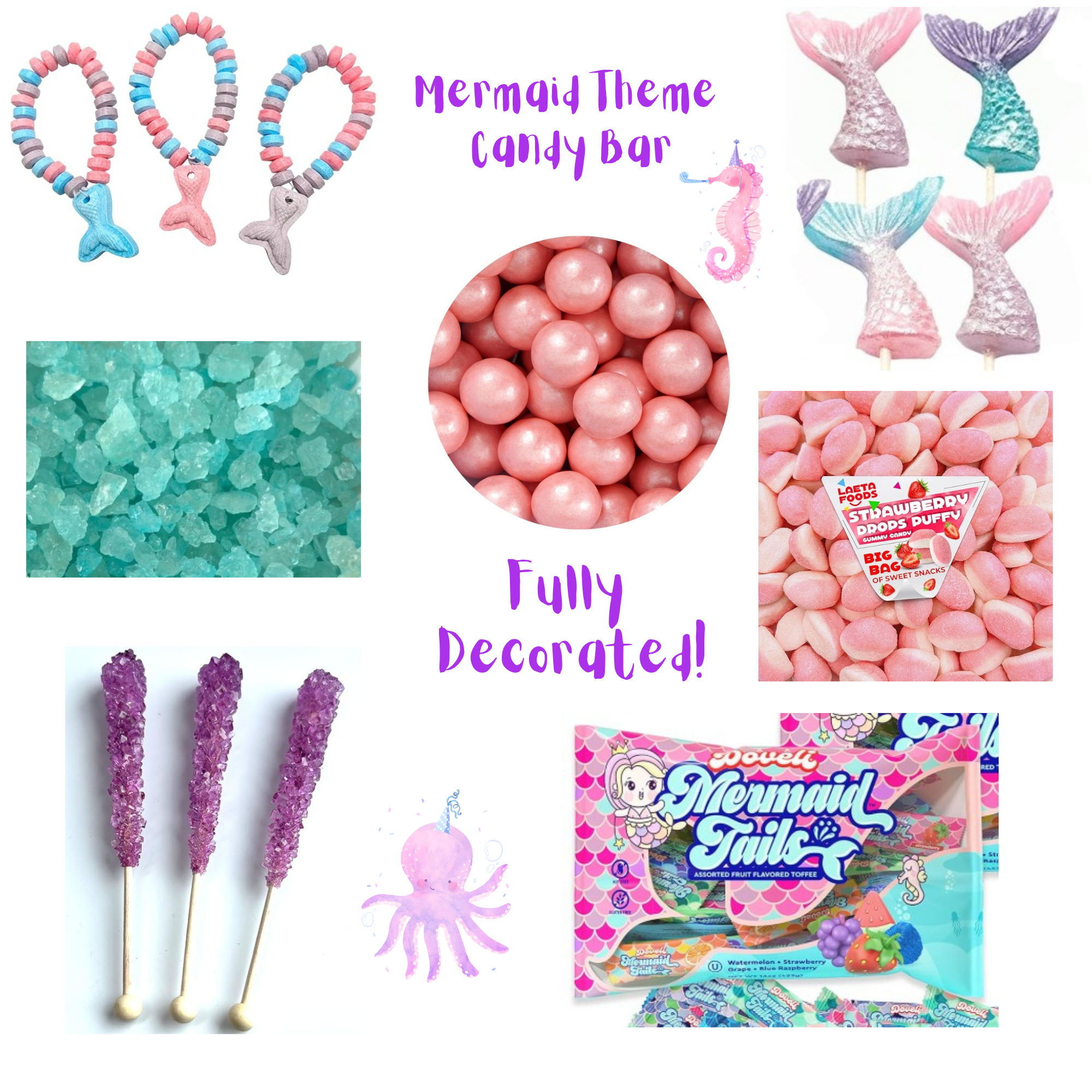 Mermaid Theme Birthday Party Package