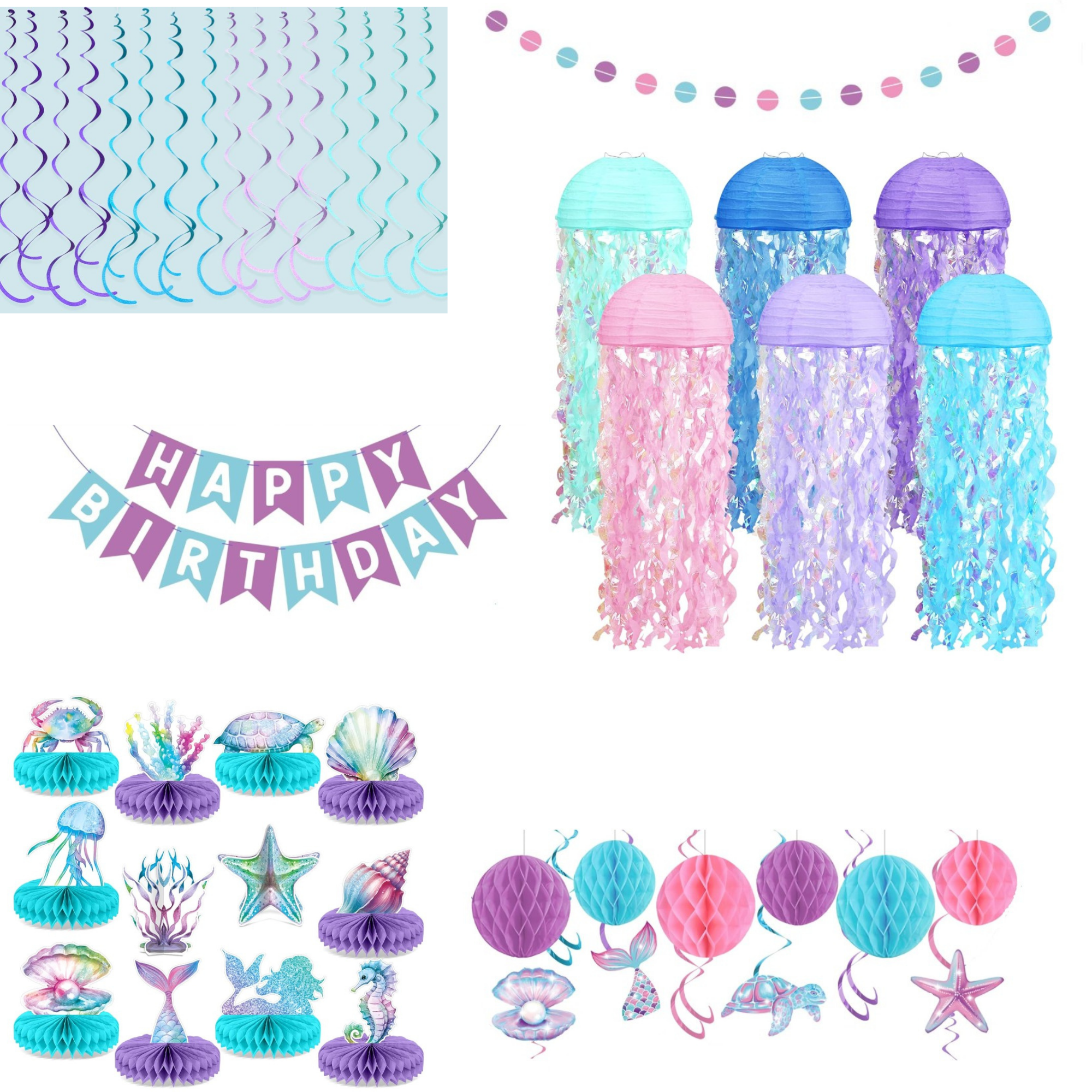 Mermaid Theme Birthday Party Package