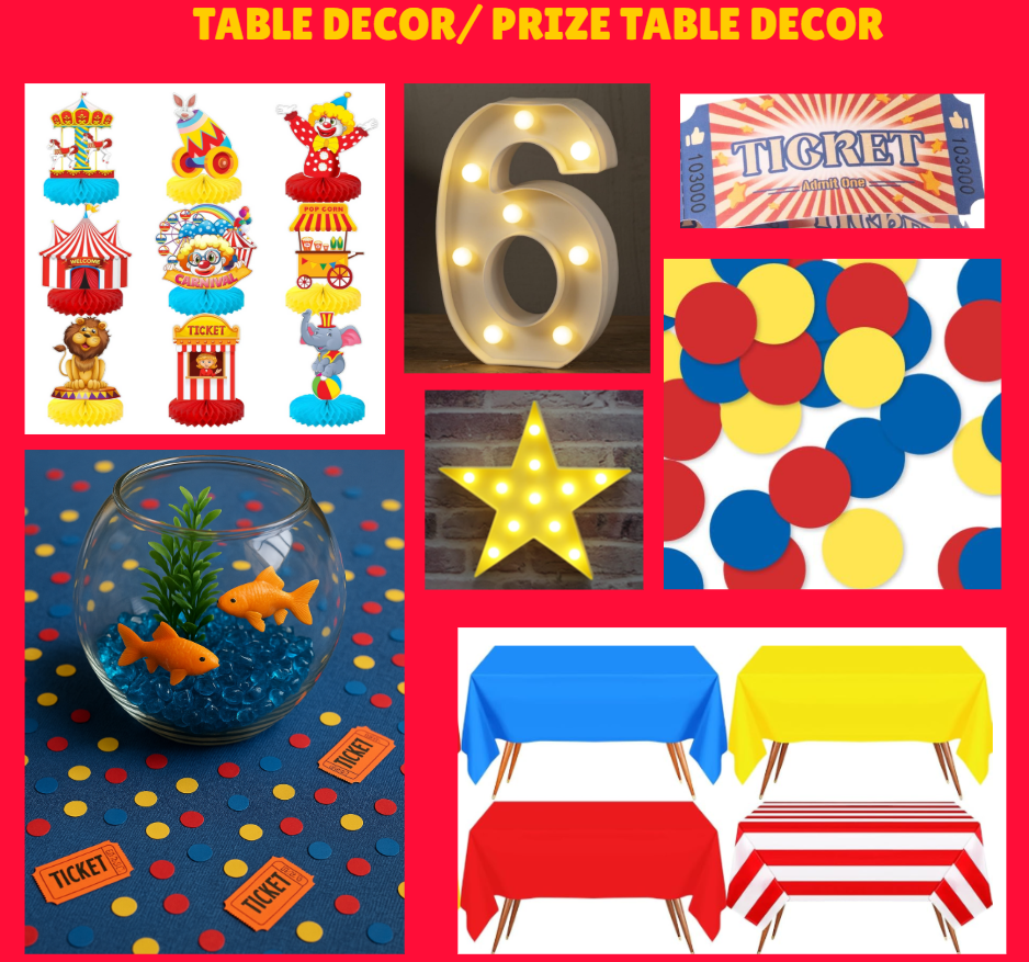 Carnival Party - Package B | 8 - 10 Years