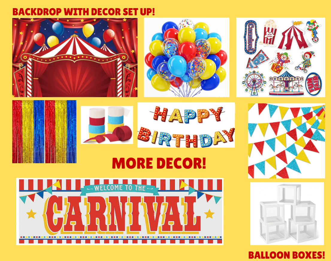 Carnival Party - Package B | 8 - 10 Years