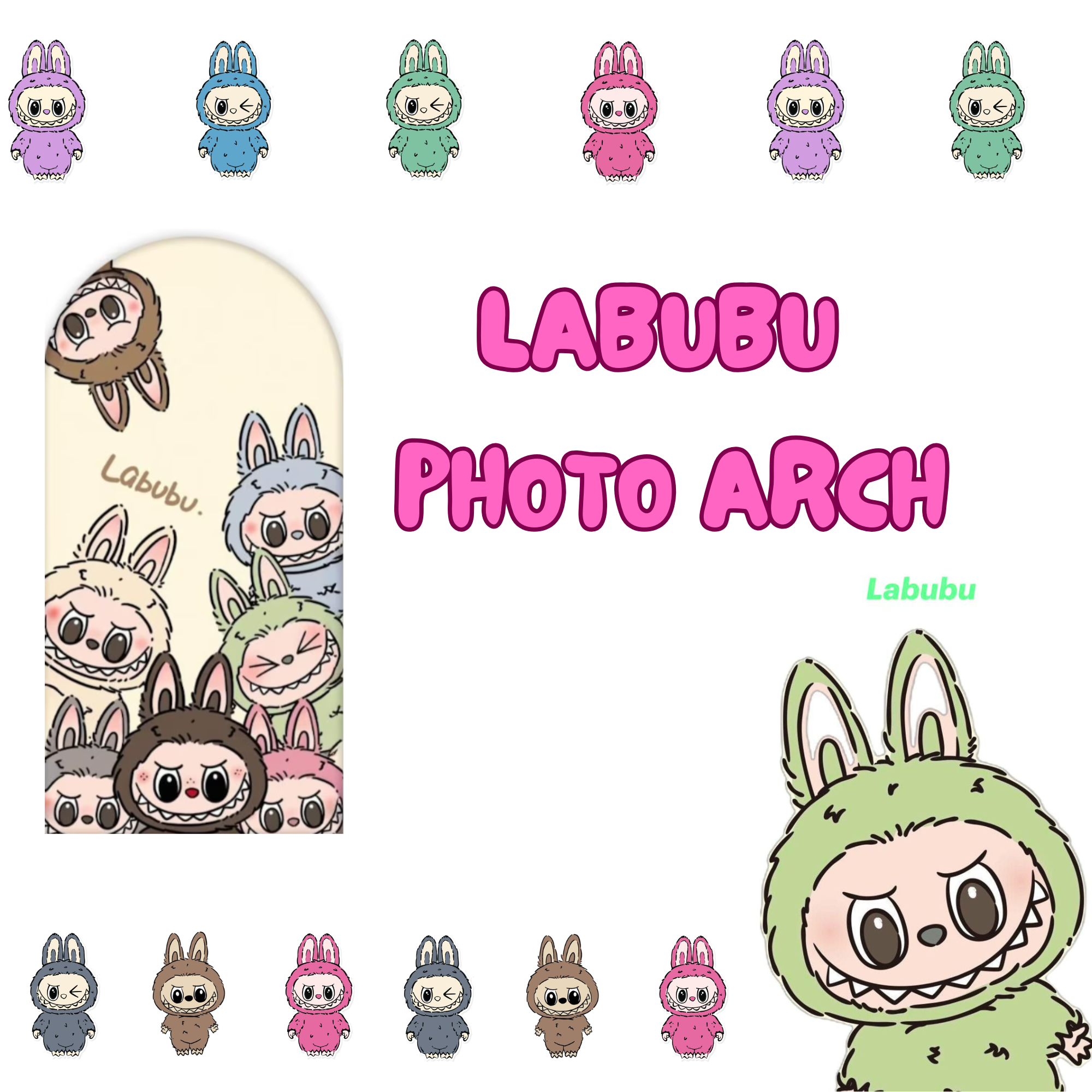 Labubu Photo Arch