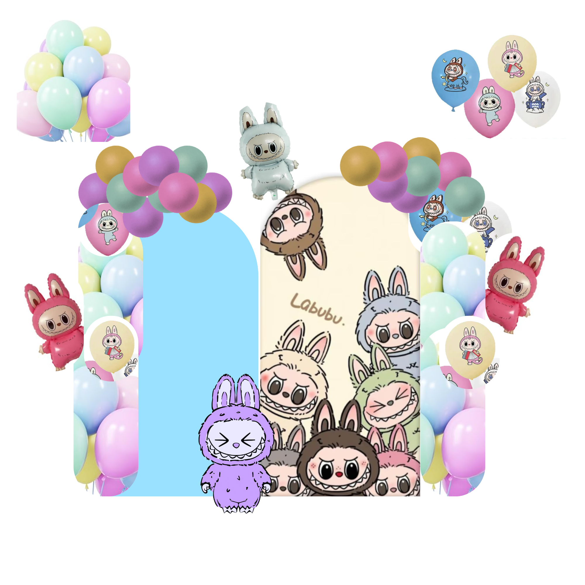 Labubu Photo Arch