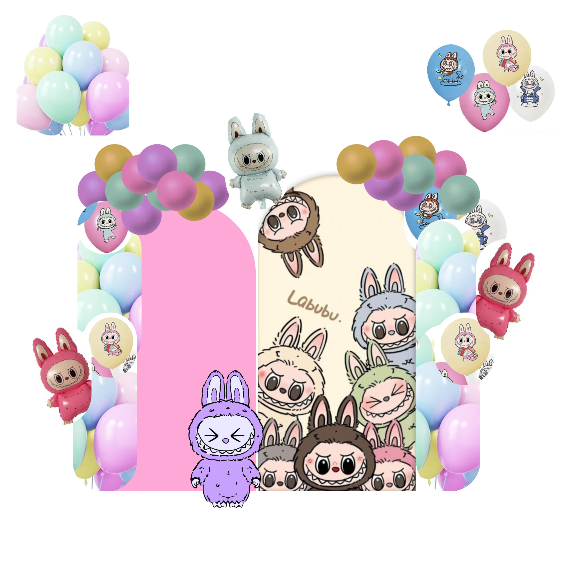 Labubu Photo Arch