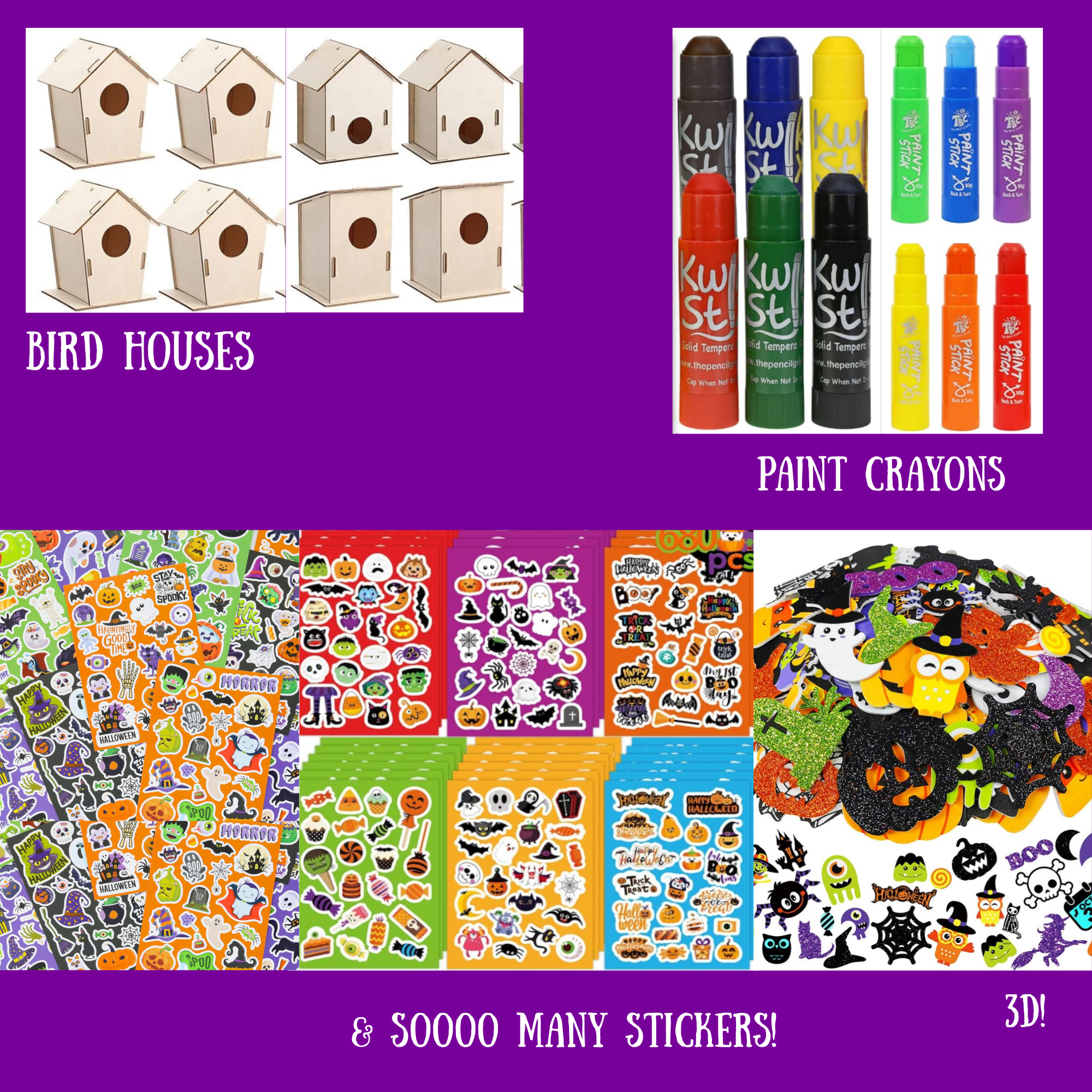 Haunted Bird House Decorating Activity Kit