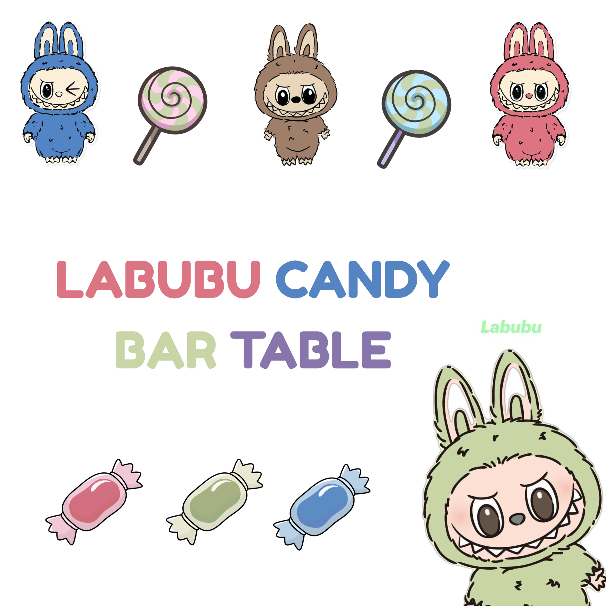 Labubu Candy Table