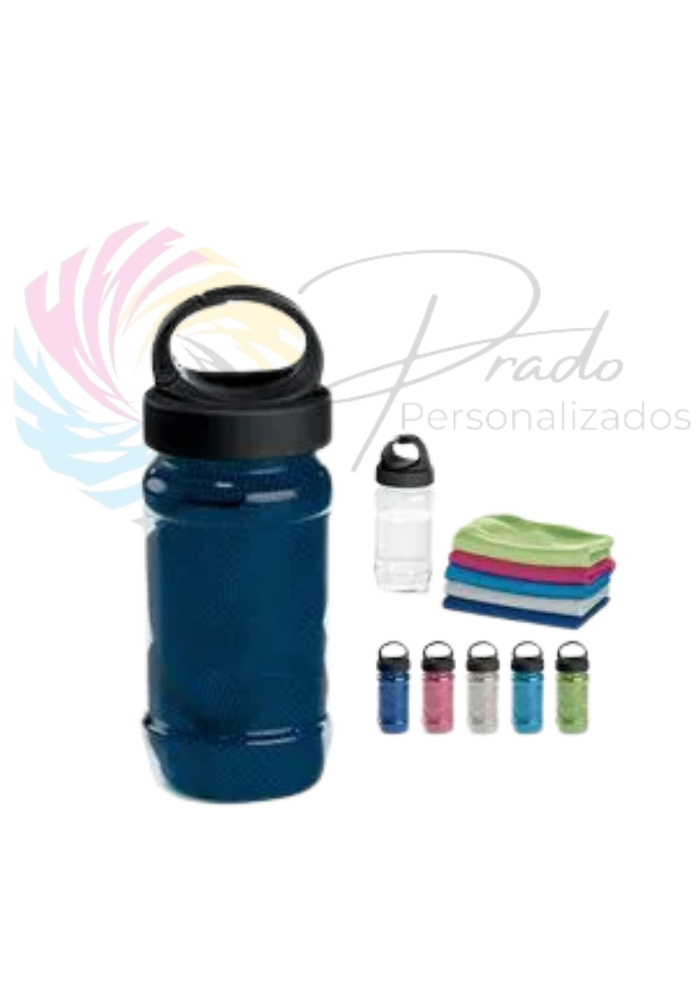 Garrafa com Toalha Esportiva