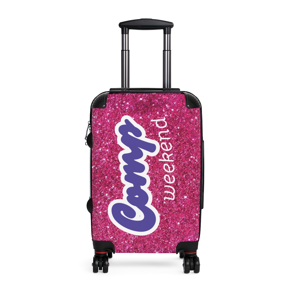 Small Cheer Glitter Weekend Suitcase