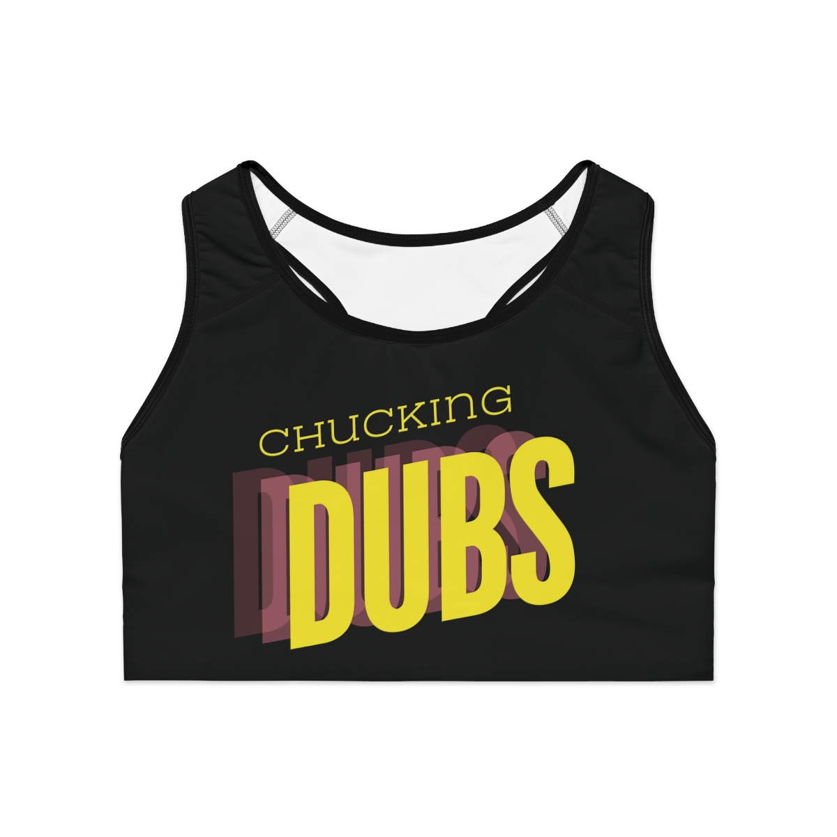“Chucking Dubs” Cheer Athlete Sports Bra