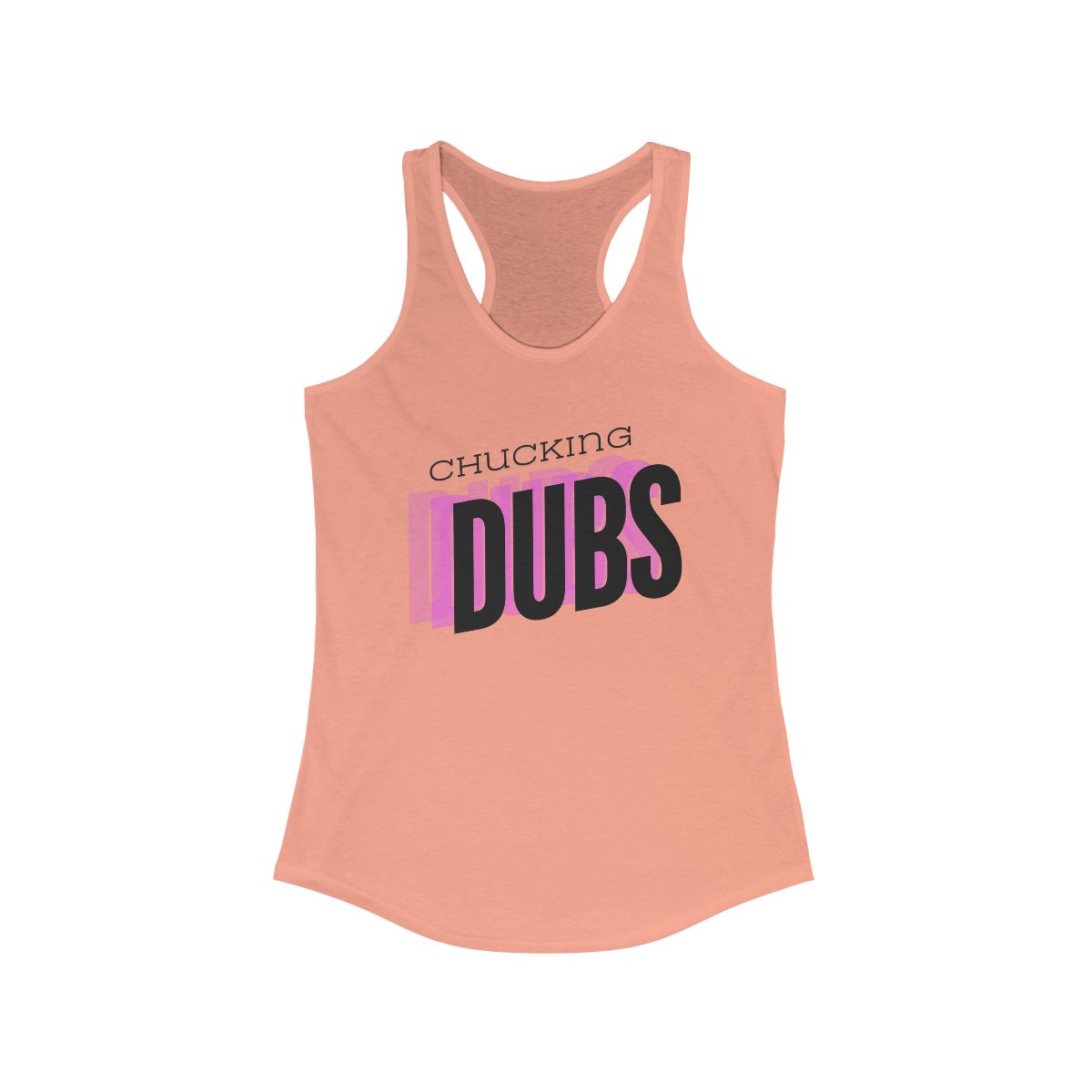 “Chucking Dubs” Racerback Tank – Cheer Loud. Move Freely.