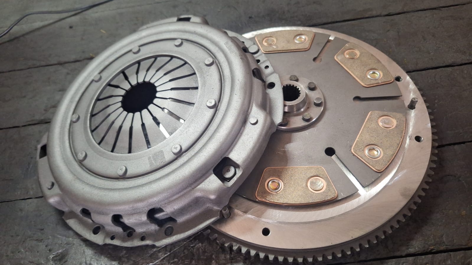 Kit Embreagem Pastilhada Marea Turbo Para Rachador