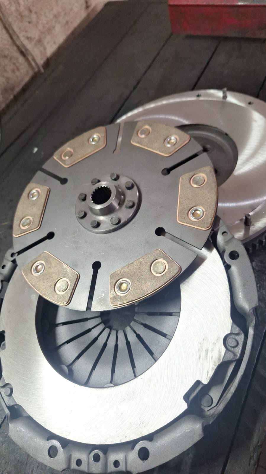Kit Embreagem Pastilhada Marea Turbo Para Rachador