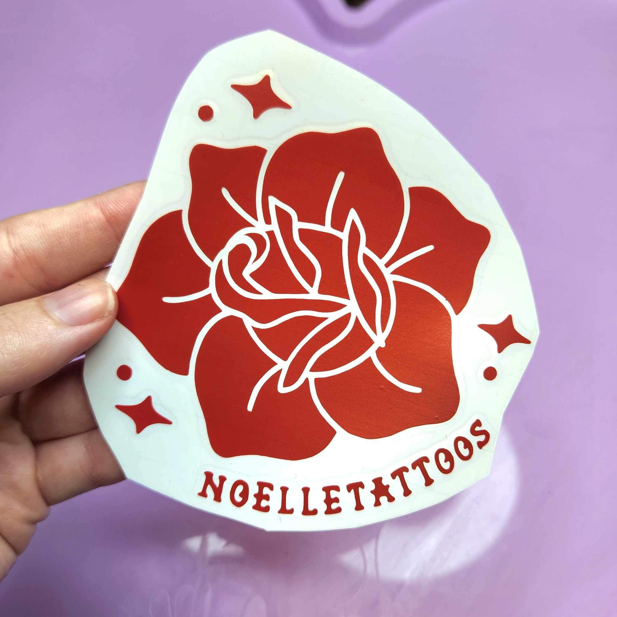 Trad Rose Sticker