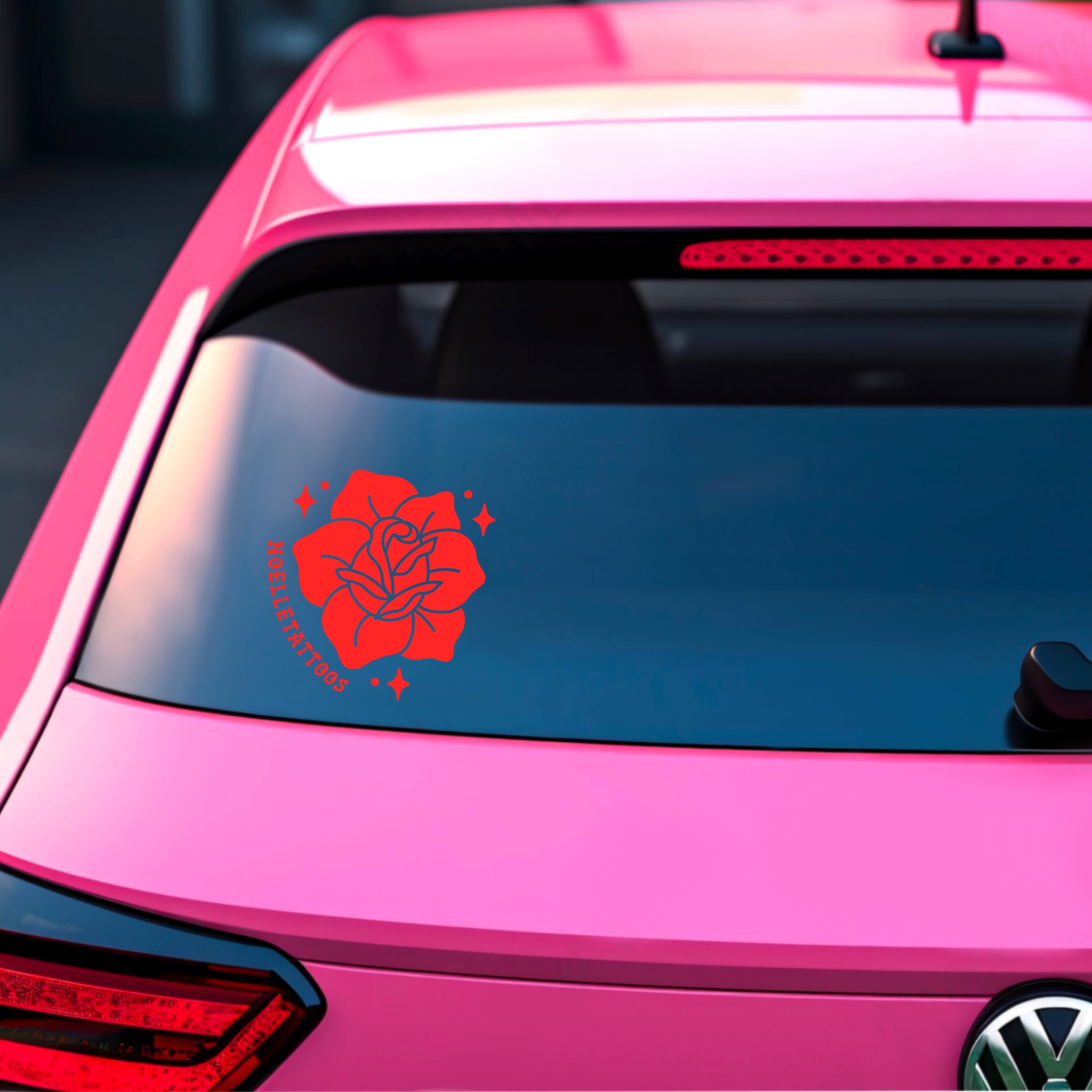Trad Rose Sticker