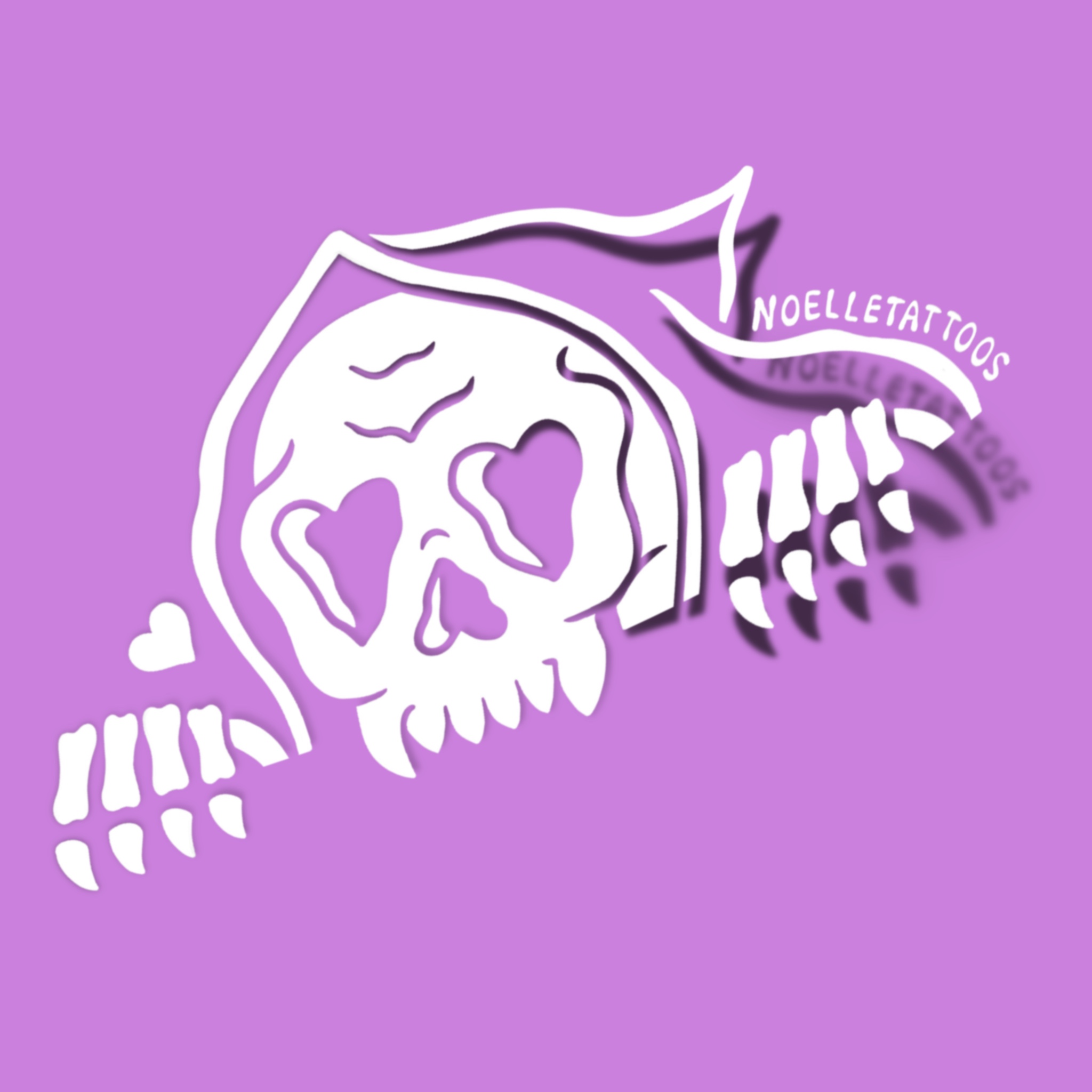 Skelly Peeker Sticker