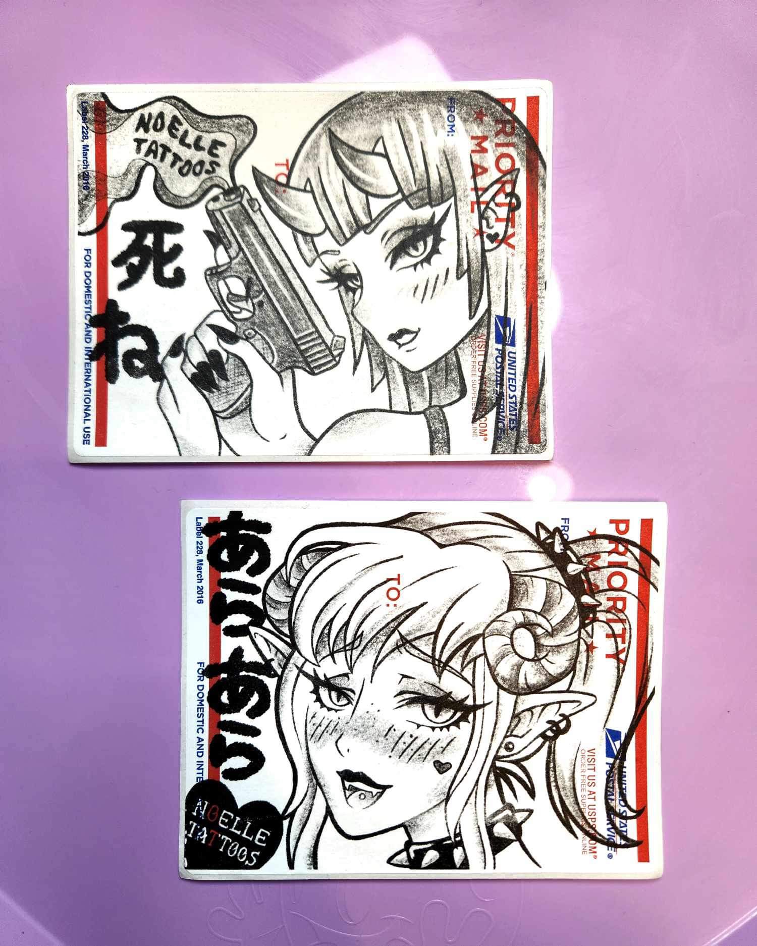 USPS Anime Stickers