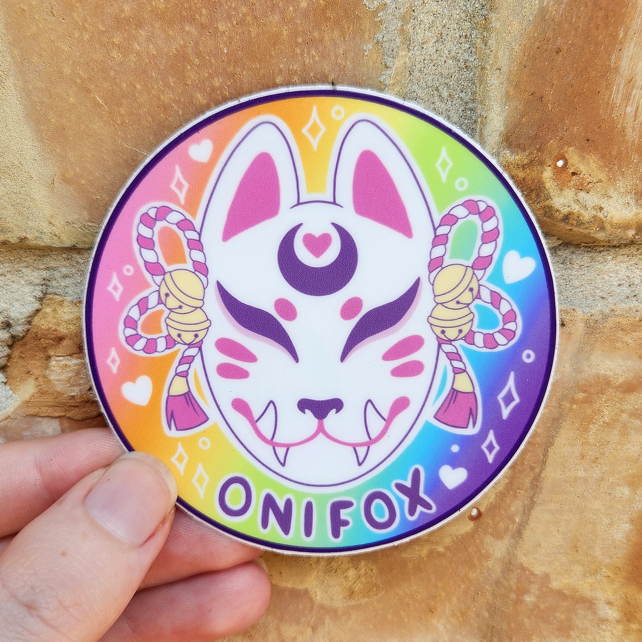 OniFox V2 Logo Sticker