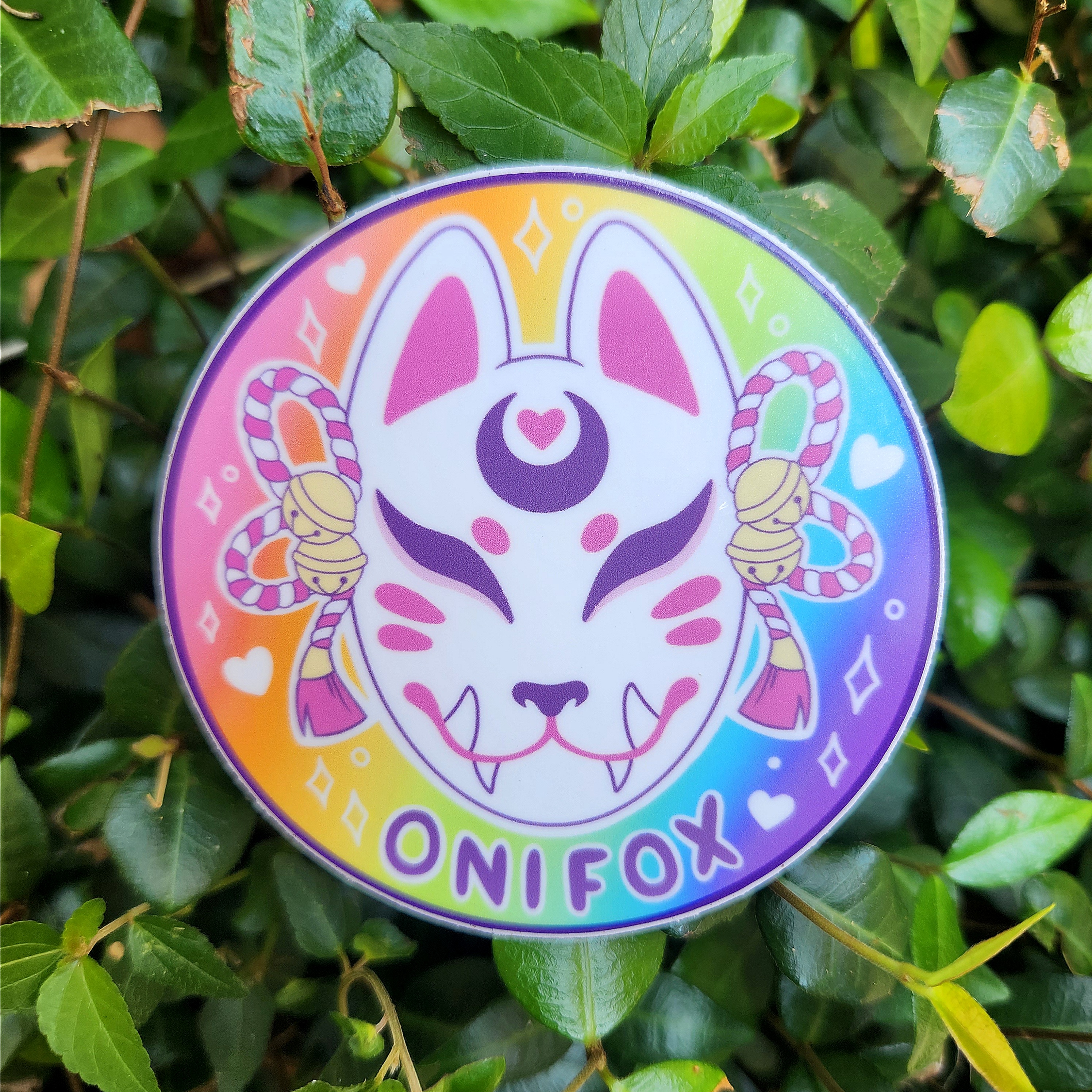 OniFox V2 Logo Sticker