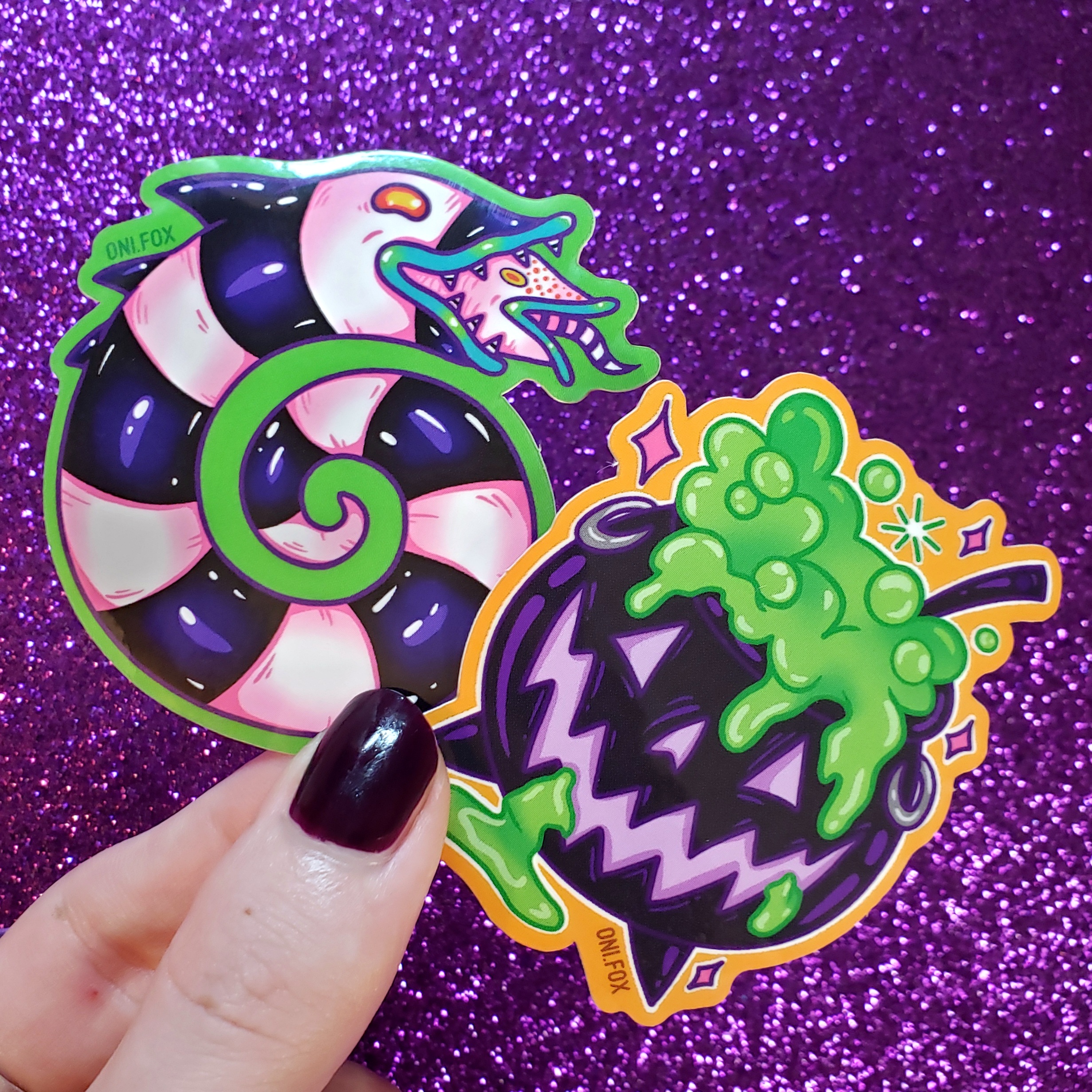 Pumpkin Cauldron Sticker