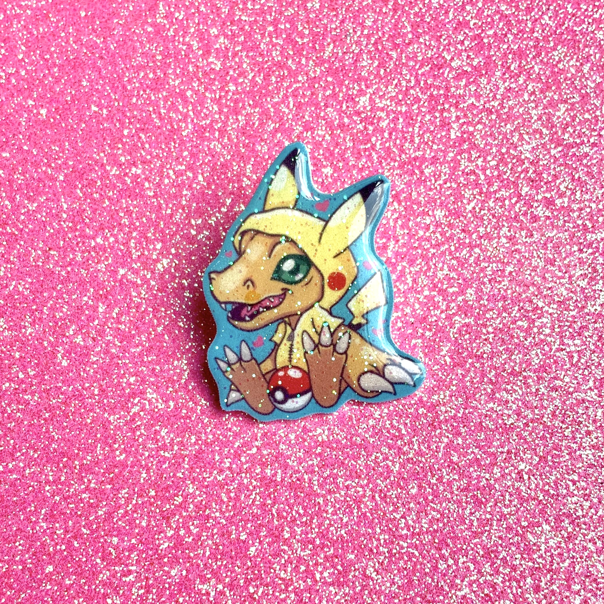Agumon x Pikachu Pin