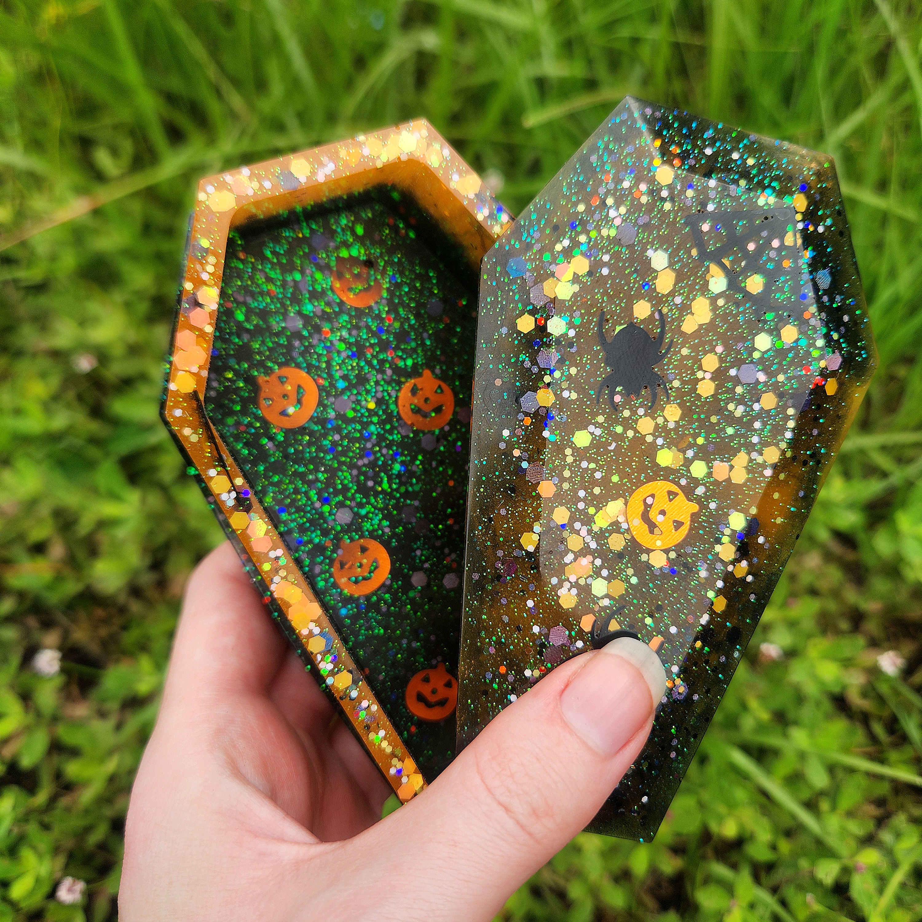 Pumpkin Coffin Box