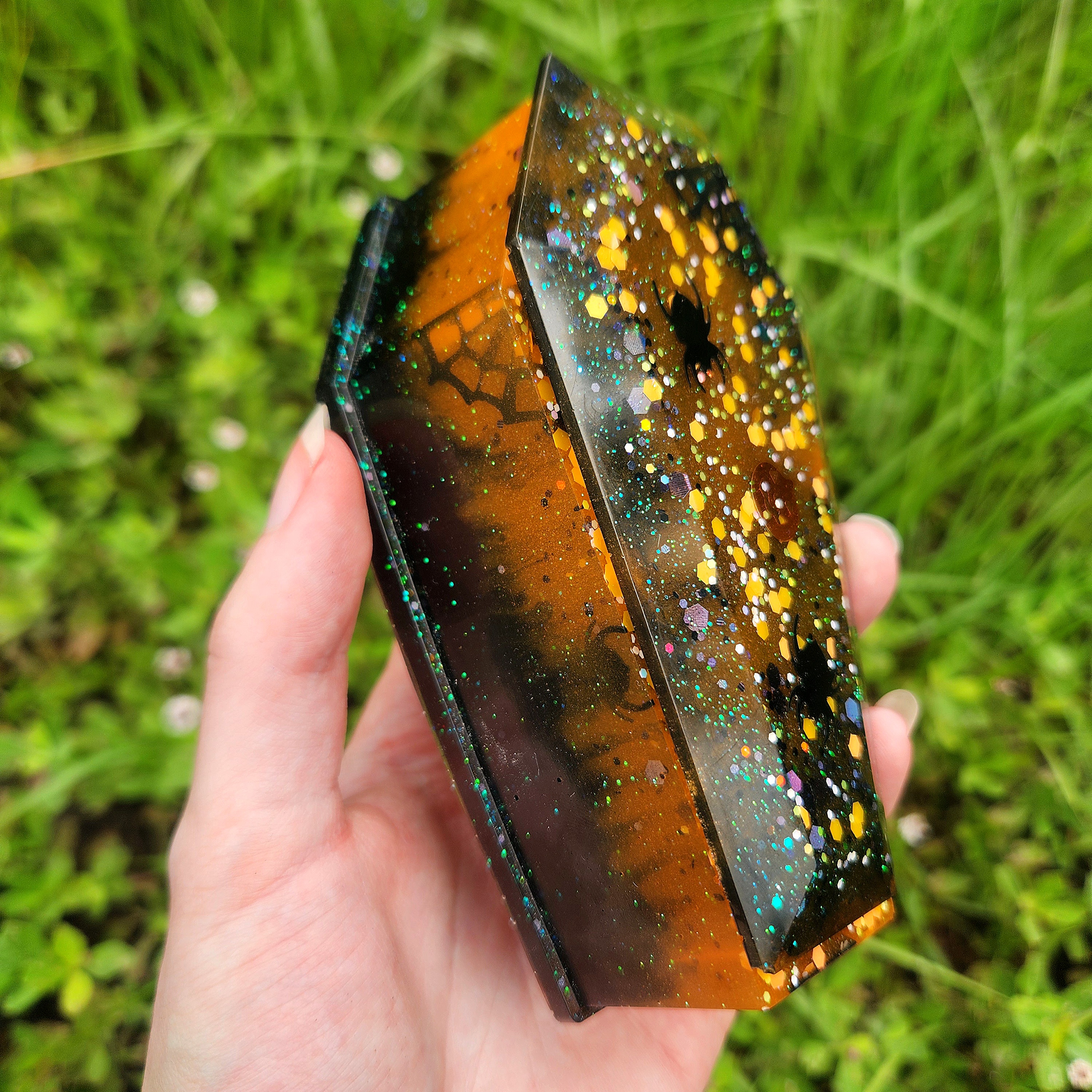 Pumpkin Coffin Box