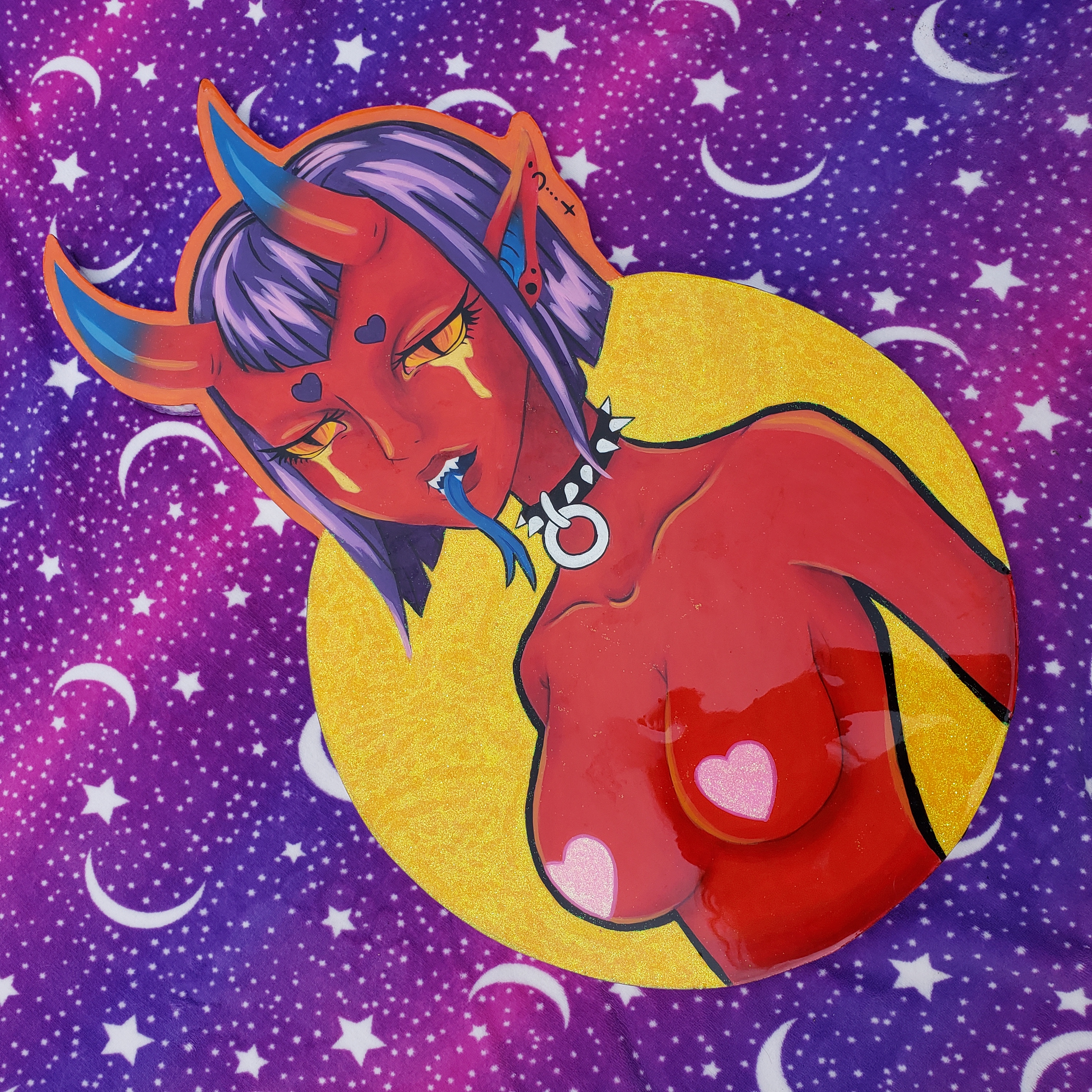 Demon Girl Original Painting