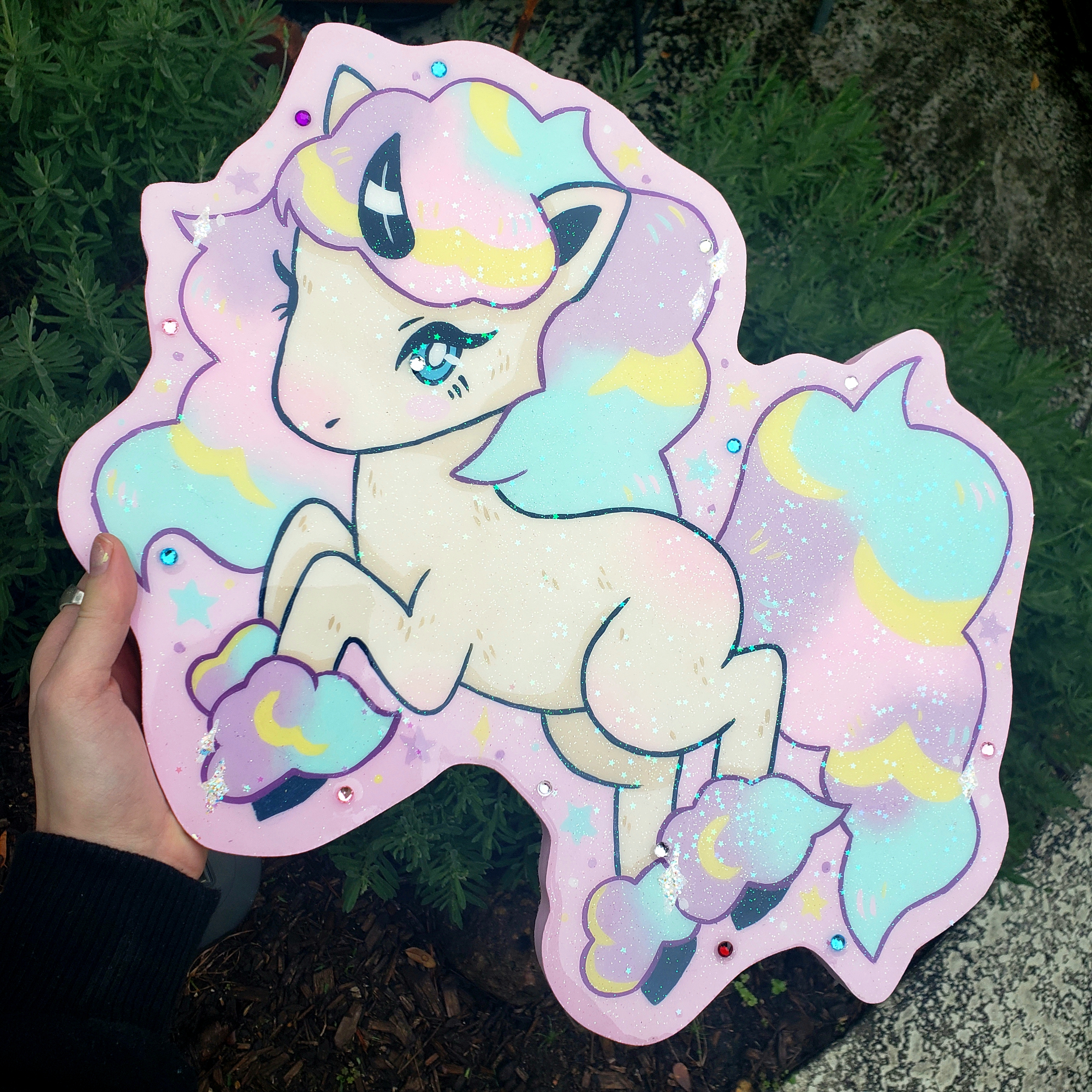 Galarian Ponyta Original Painting