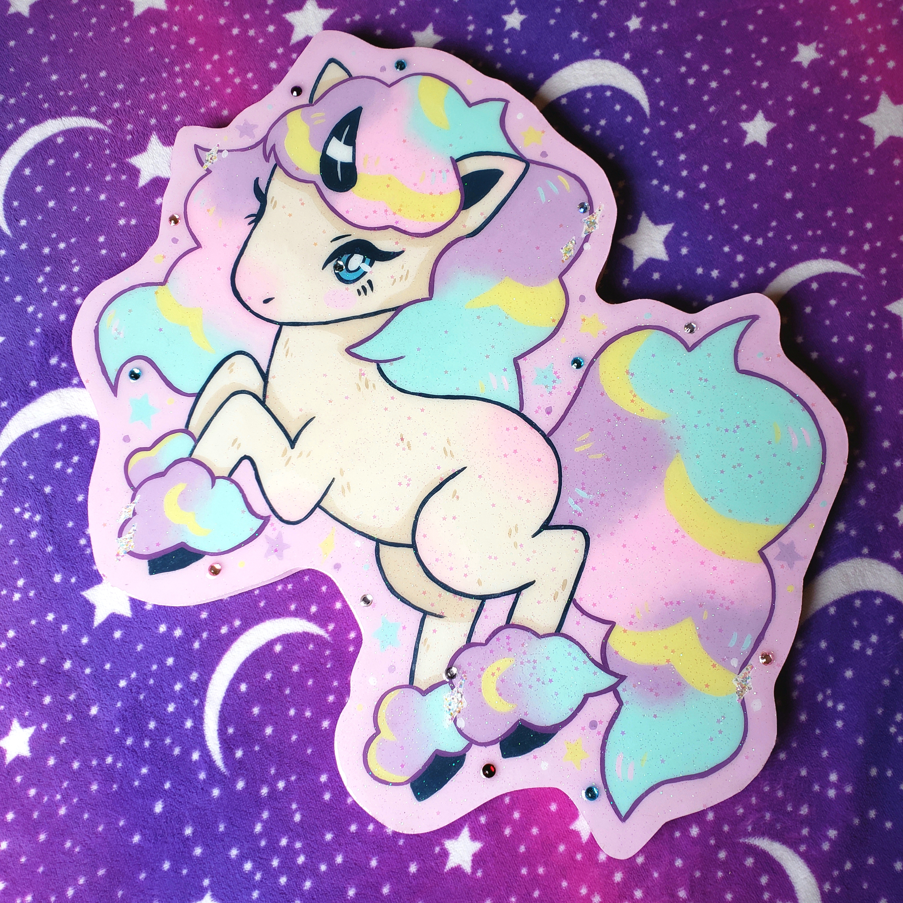 Galarian Ponyta Original Painting