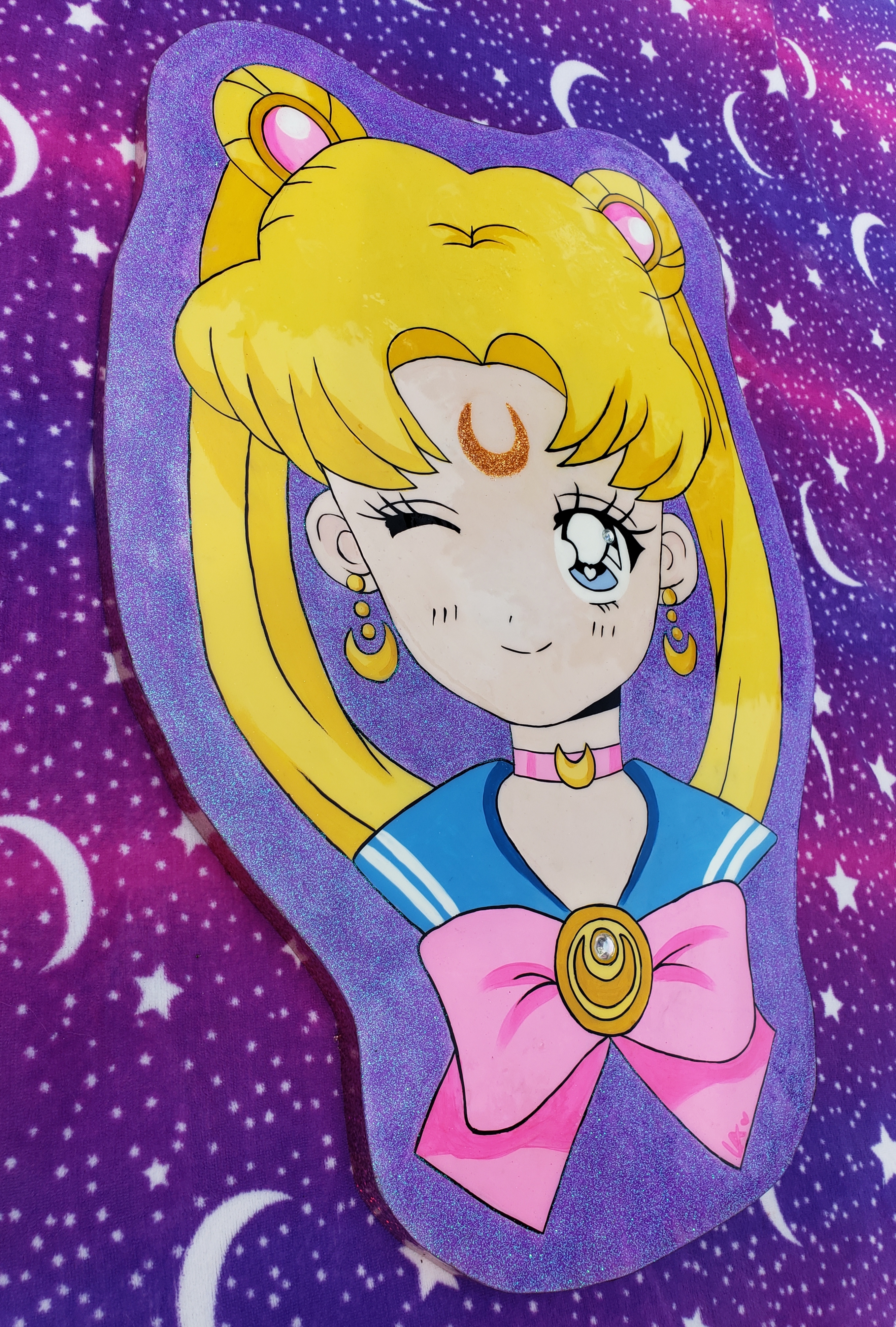 80's Style Sailor Moon Original Painting
