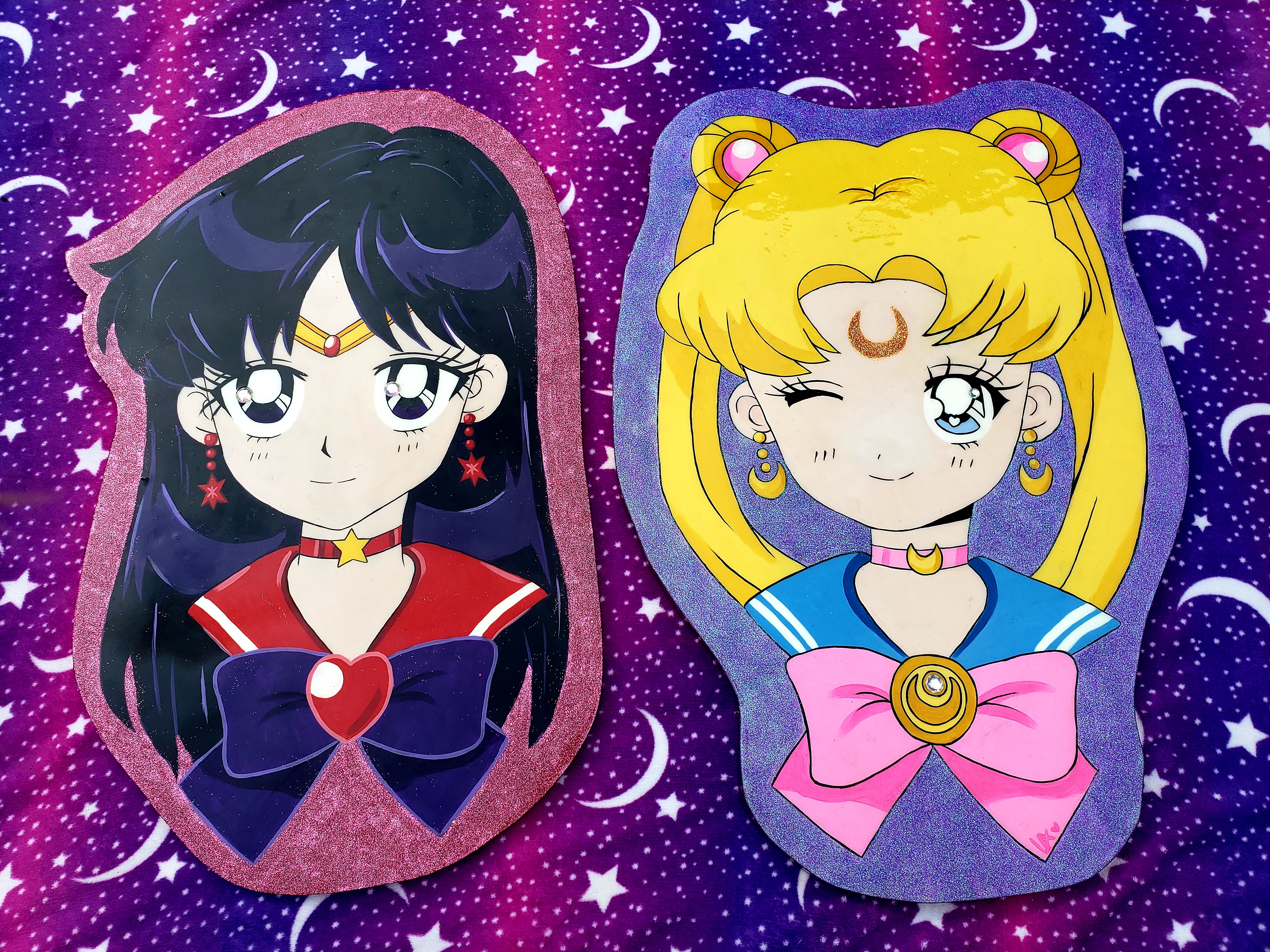 80's Style Sailor Moon Original Painting