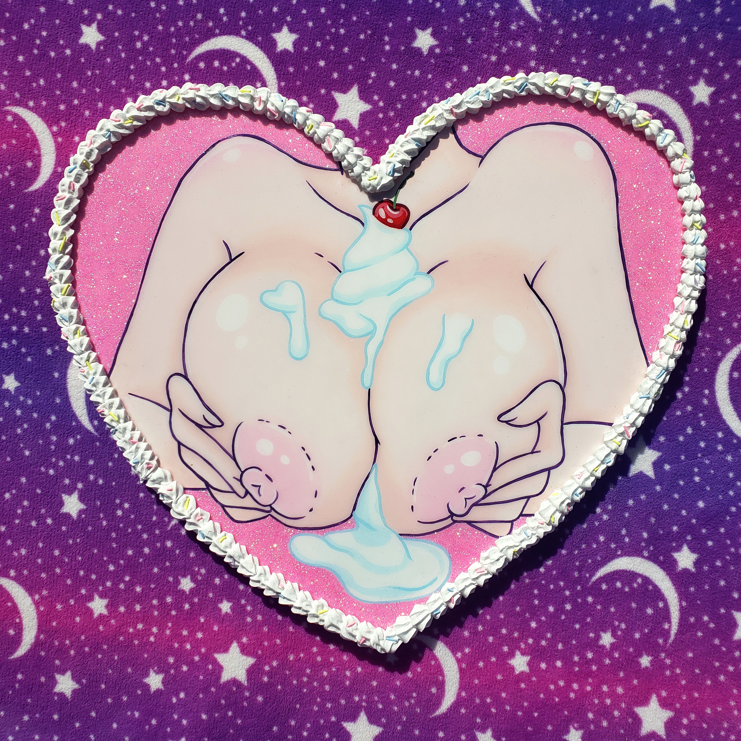 Whipped Cream Original Painting
