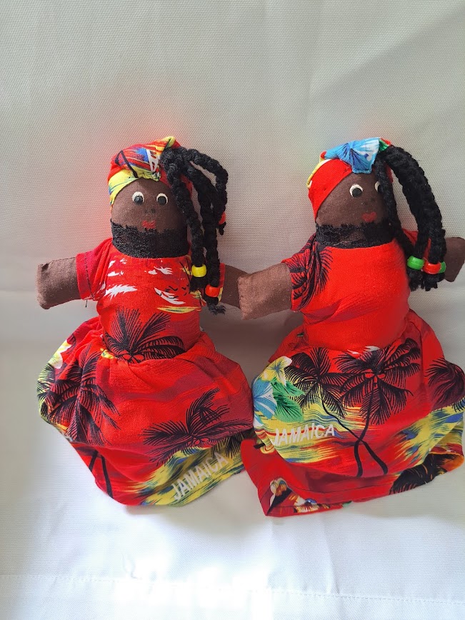 Handmade Caribbean Cloth Dolls