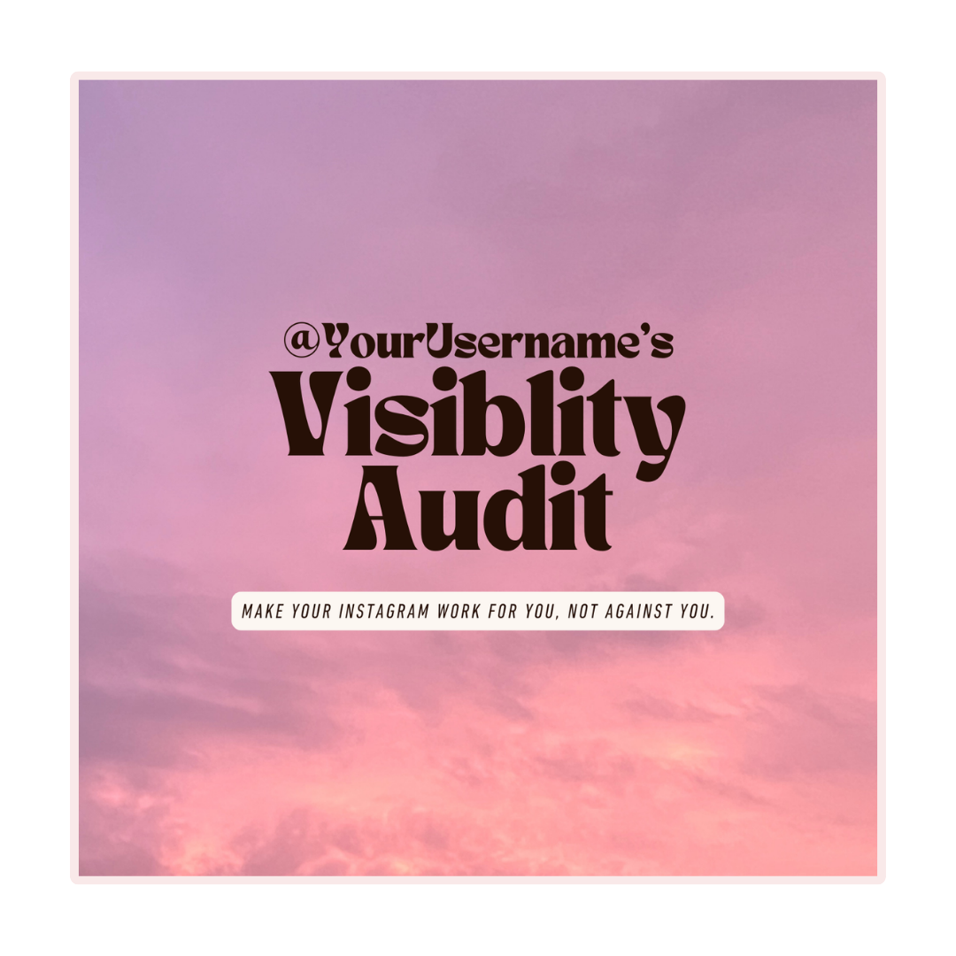 Bee Seen: Visibility Audit (Instagram)