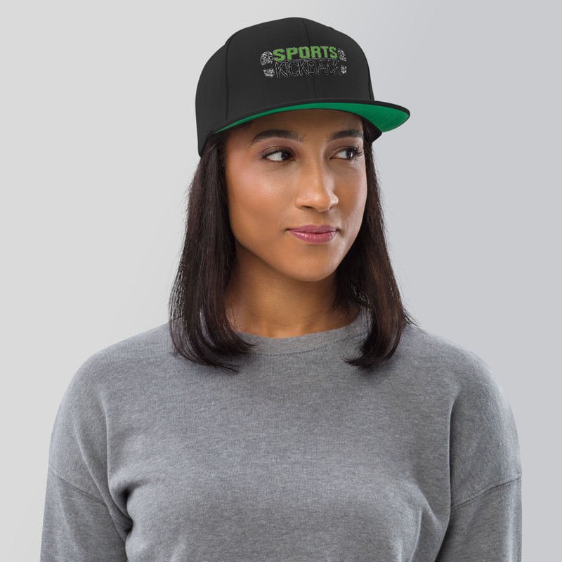 Sports Kickback Snapback Hat