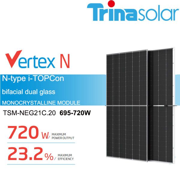 Trina Solar Vertex N Bifacial Dual Glass Module