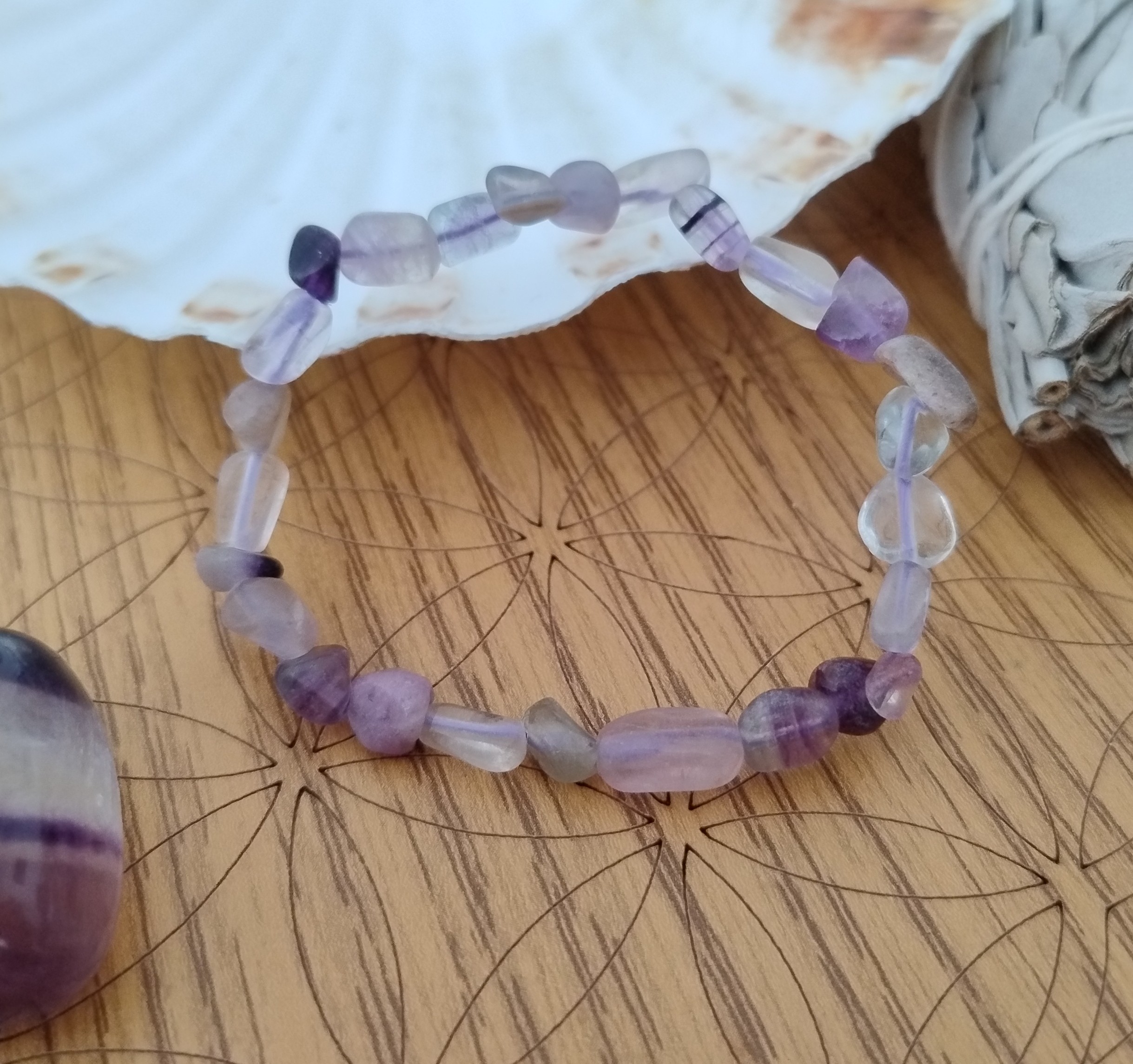 Bracelet de Fluorite multicolore