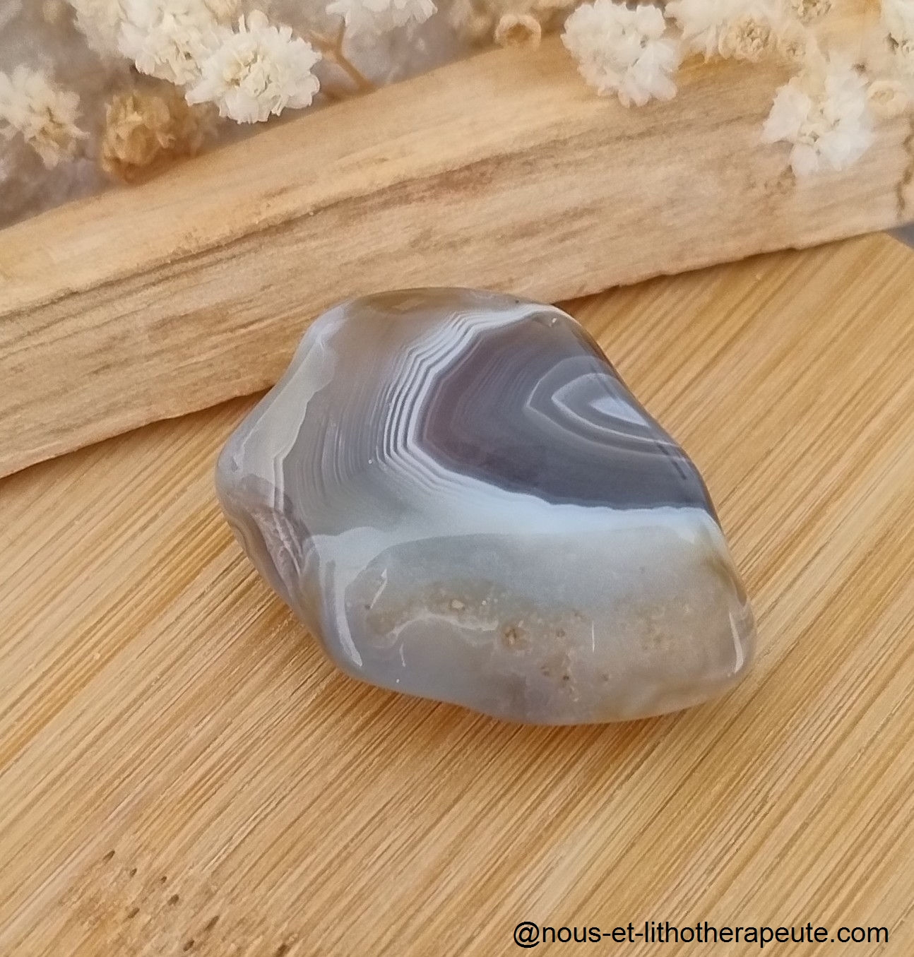Agate de Botswana 