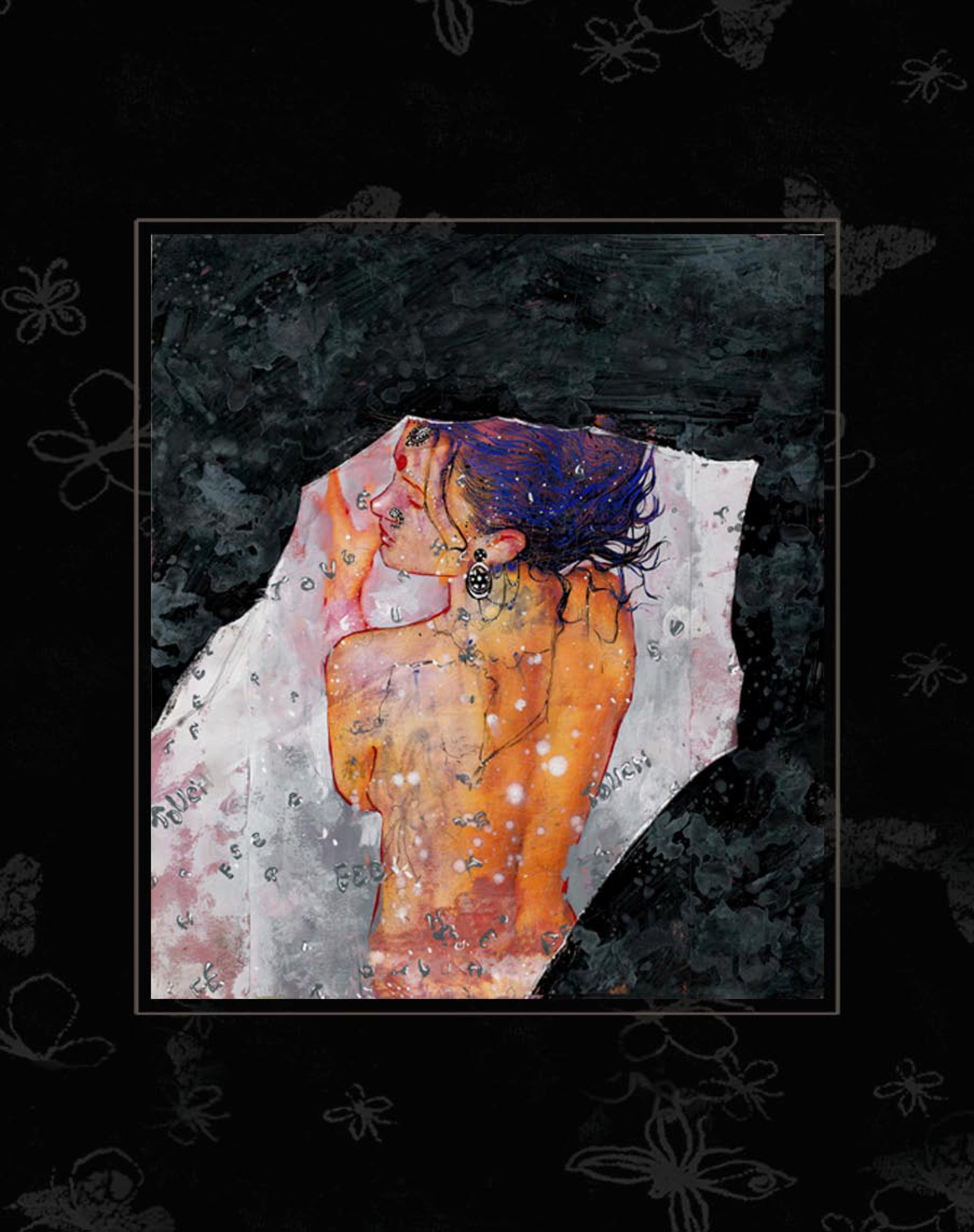 Abstract Woman Portrait Painting