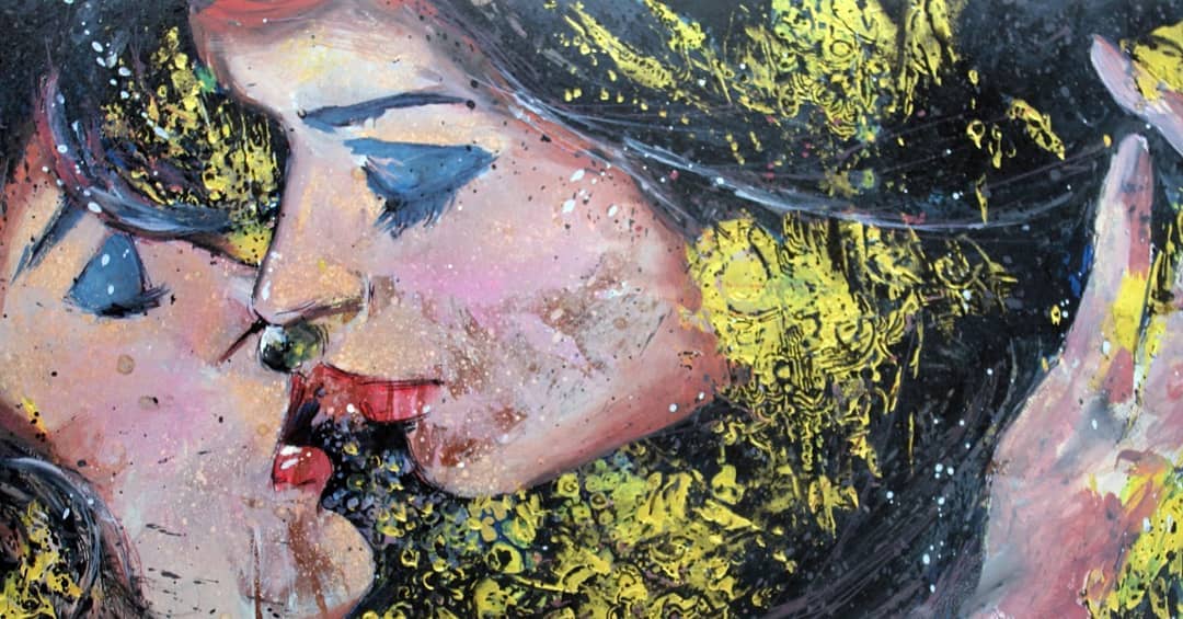 Abstract Couple Painting